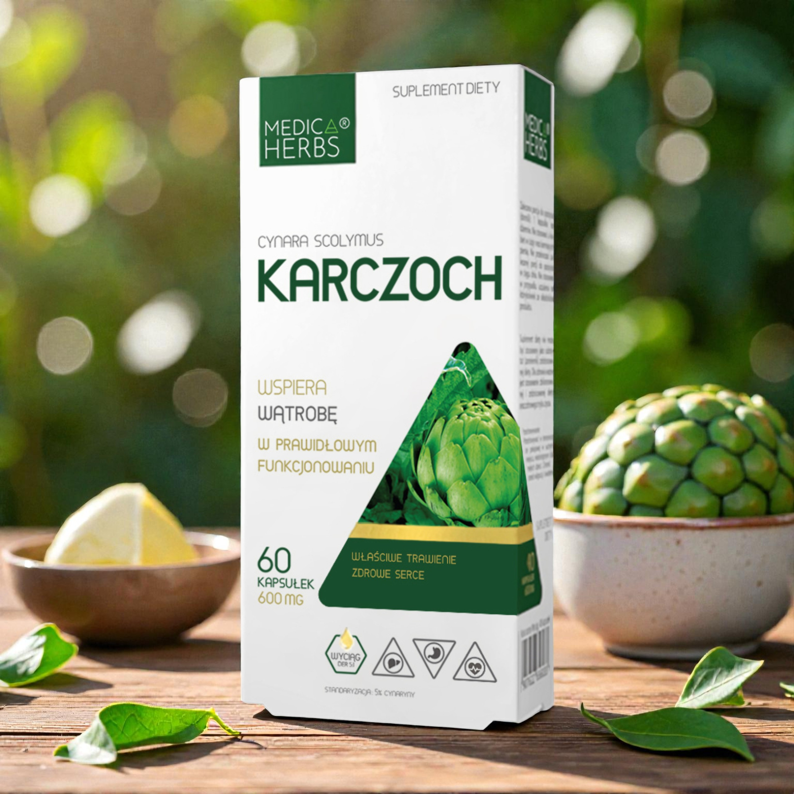 MEDICA HERBS - Artyčok 600mg - 60tobolek