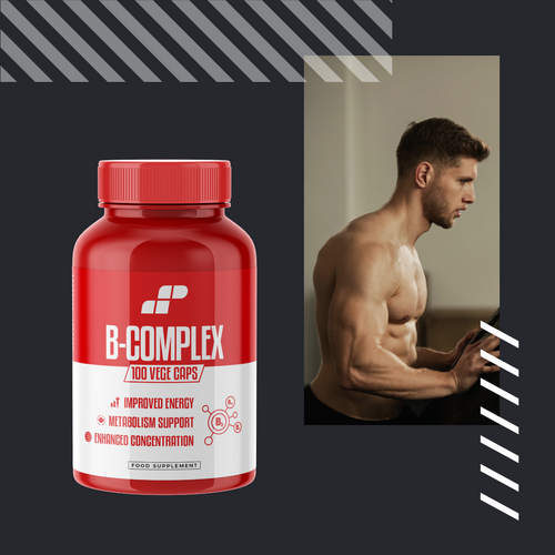 MP NUTRITION Vitamin B-Complex - 100vcaps - Komplex Vitamínů B