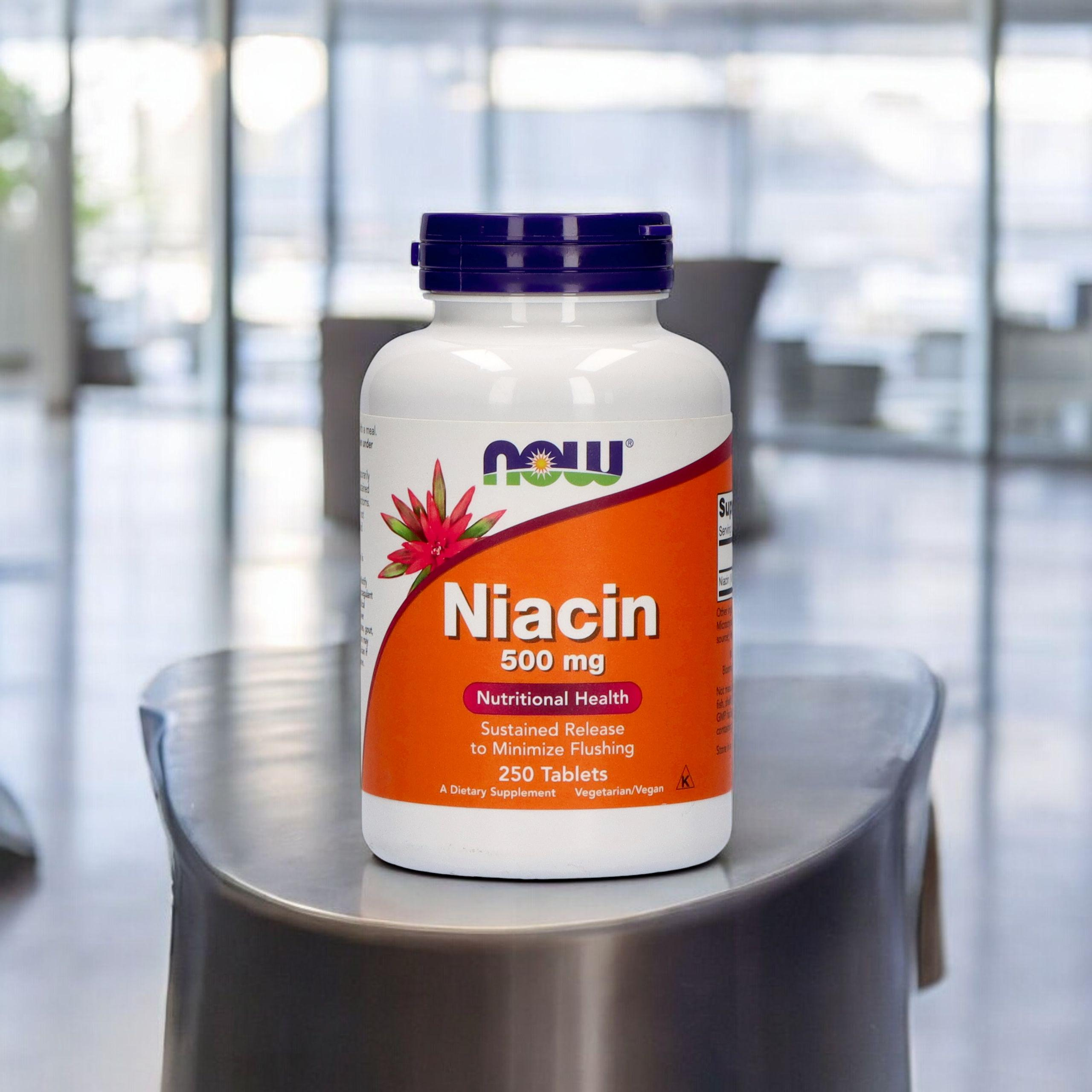 NOW Niacin 500mg - 250tabs