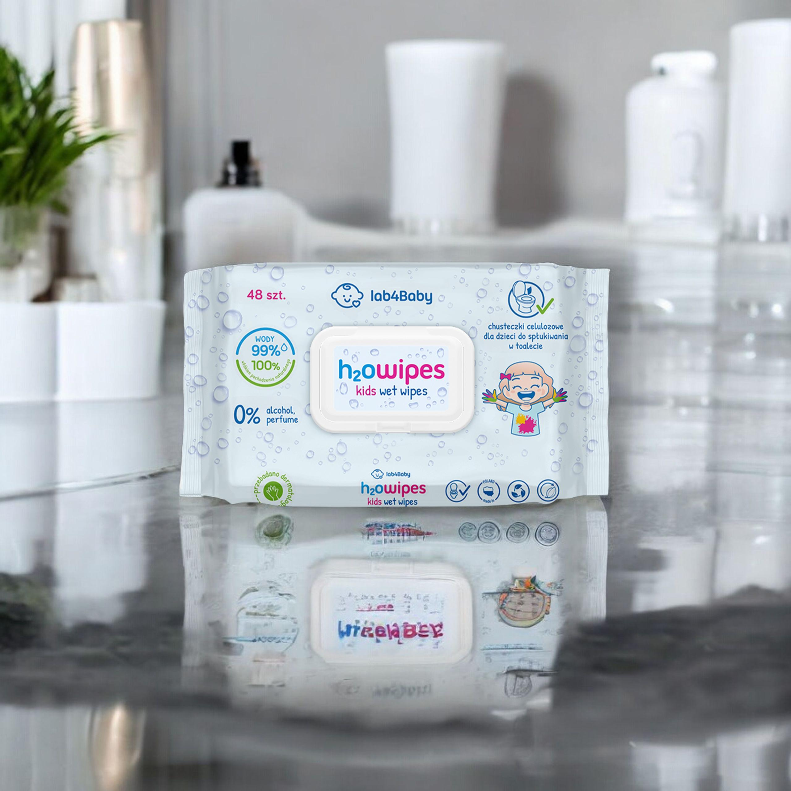 ALG PHARMA H2Owipes Kids Wet Wipes - 48szt. - Vlhčené ubrousky