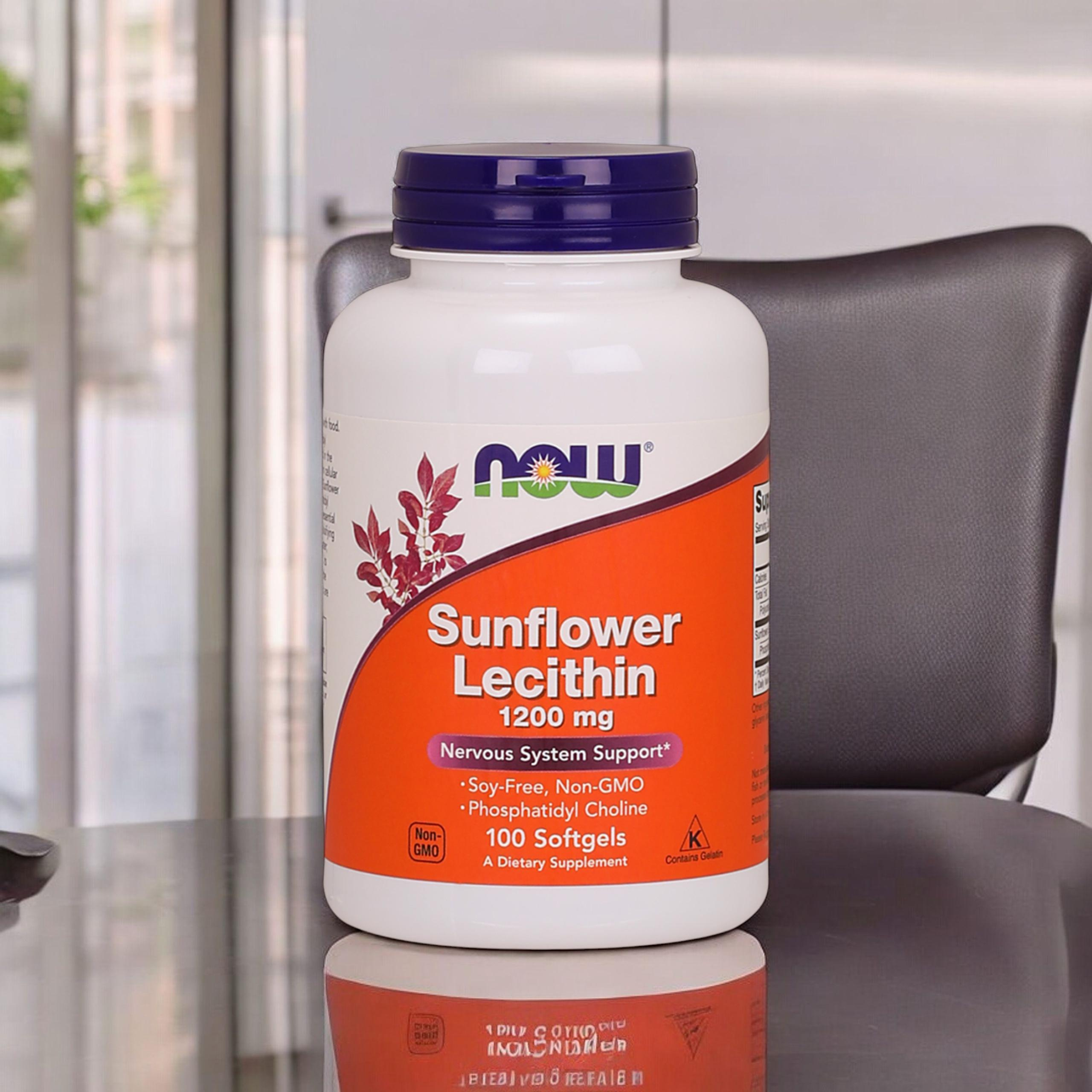 NOW Sunflower Lecithin 1200mg - 100softgels