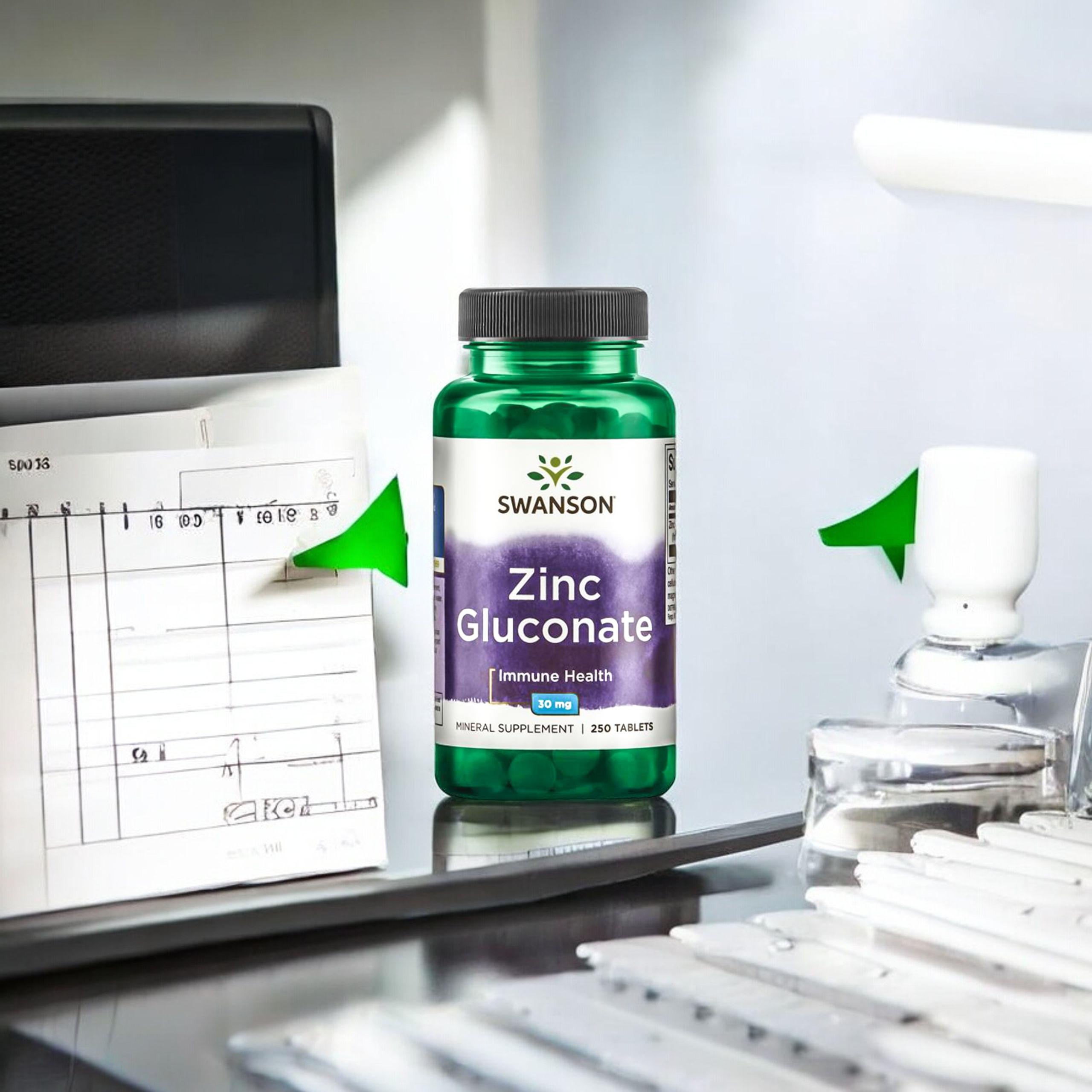 SWANSON Zinc (Gluconate) 30mg - 250tabs