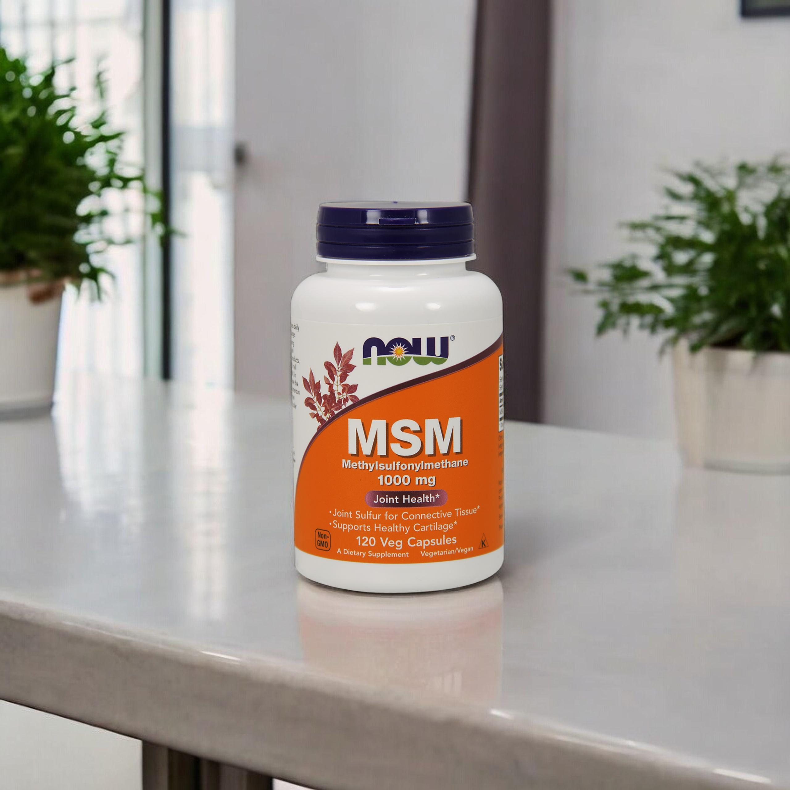 NOW MSM 1000mg - 120vcaps