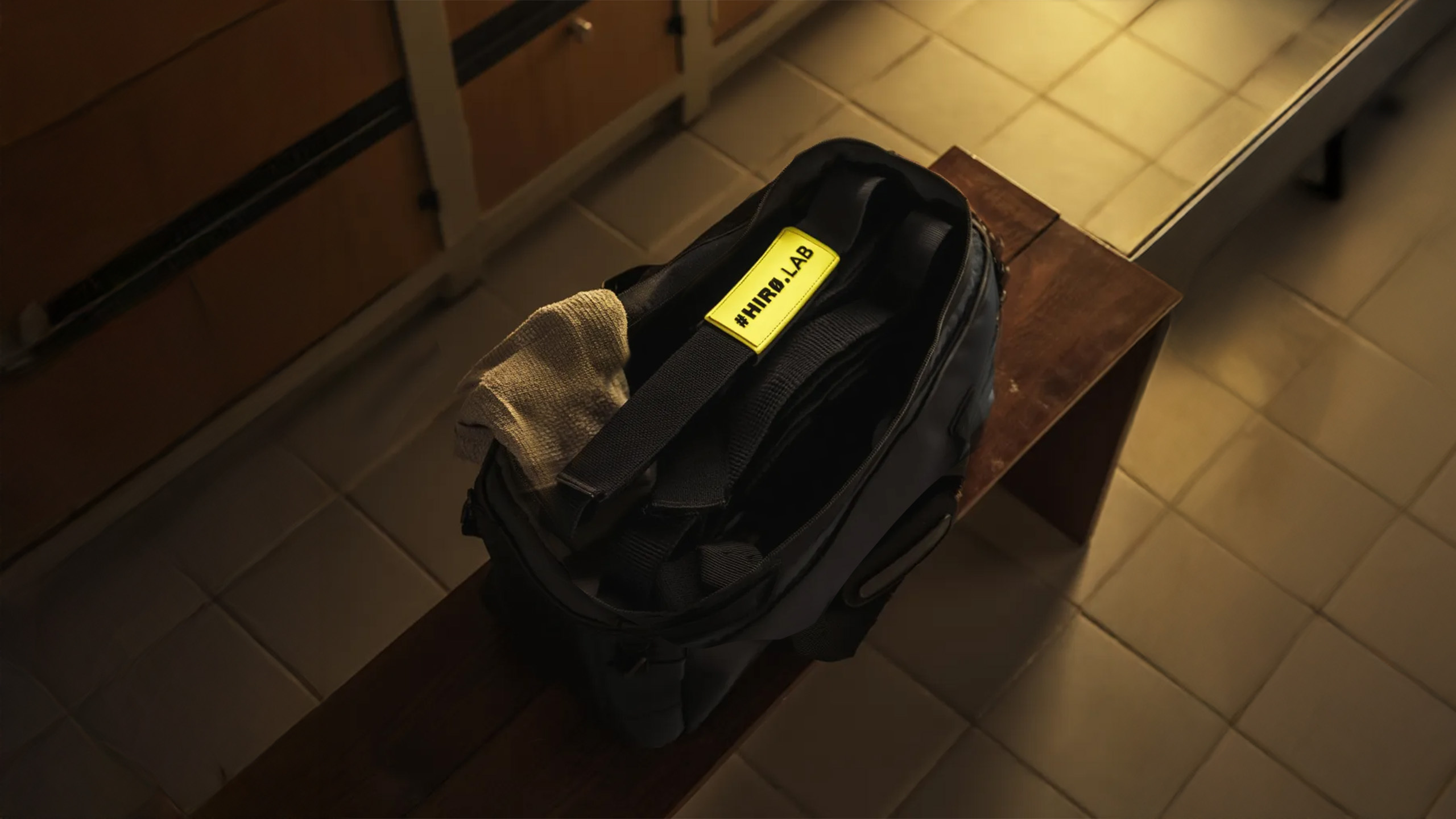 HIRO.LAB Cotton Strap - Rubber Logo New - Black - Pásy pro zvedání činek pol_pl_HIRO-LAB-Cotton-Strap-Rubber-Logo-New-Black-Paski-do-podnoszenia-ciezarow-43025_3