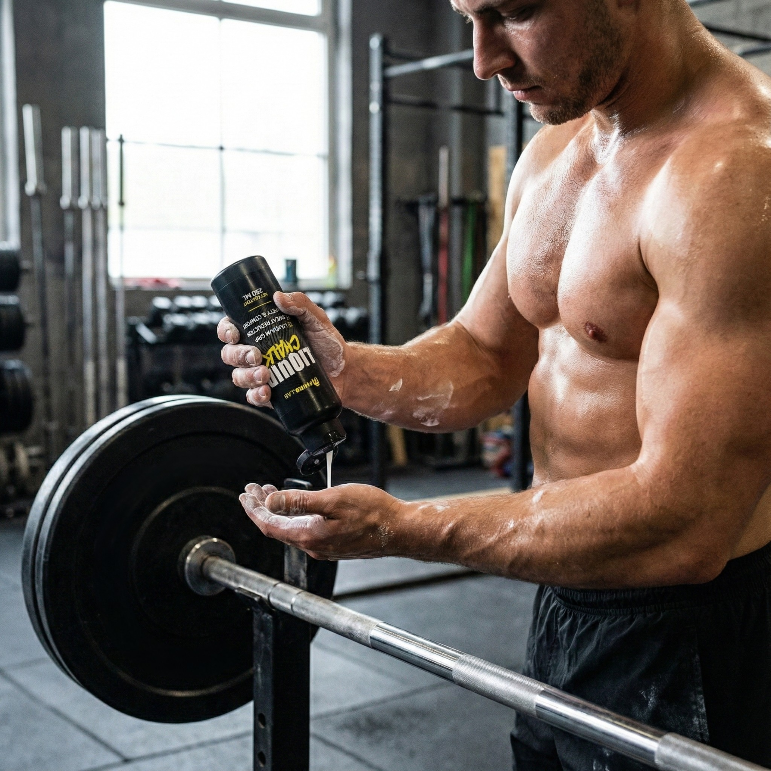 Chalk - magnezia v kostce - crossfit lezení trojboj gymnastika