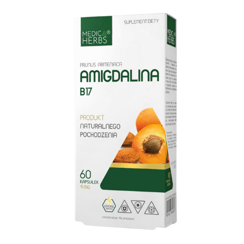 MEDICA HERBS - Amygdalin B17 4mg - 60tobolek