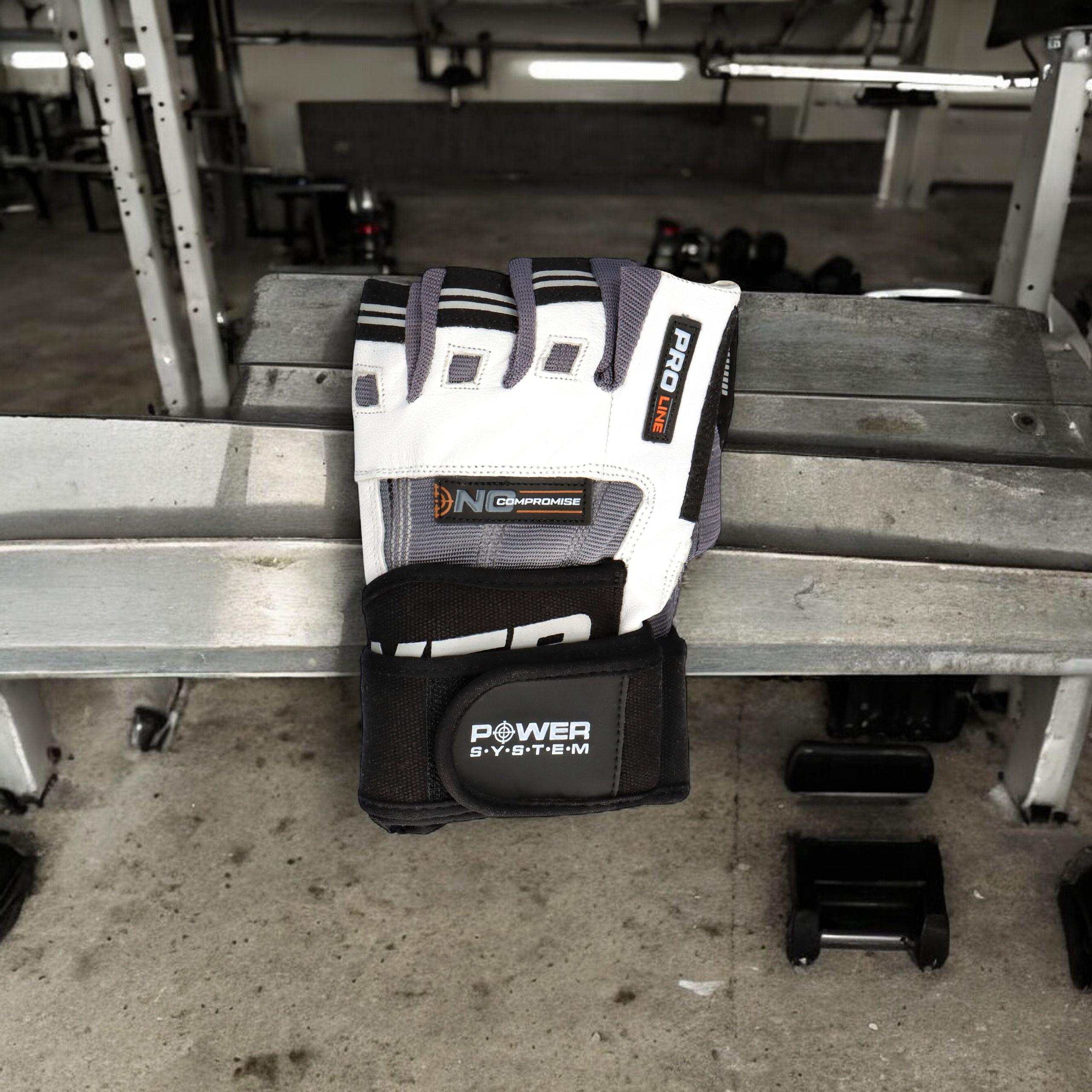 POWER SYSTEM Rukavice - No Compromise - White/Gray