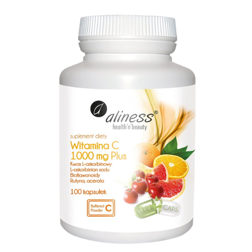 ALINESS - Vitamin C 1000mg - 100vcaps.