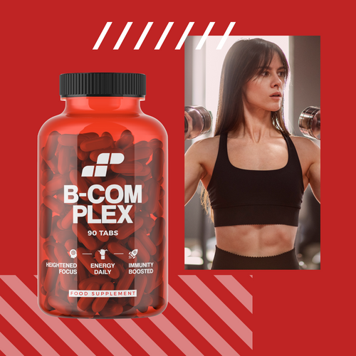 MP NUTRITION Vitamin B-Complex - 90tabs - Komplex Vitamín B