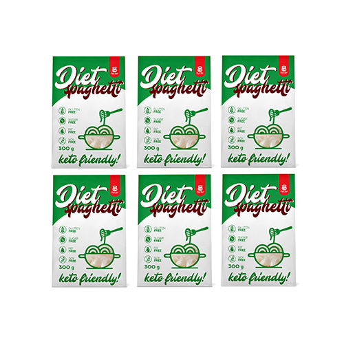 Cheat Meal Nutrition Diet Spaghetti - 6x 400g (6x 300g netto) - Dietní těstoviny