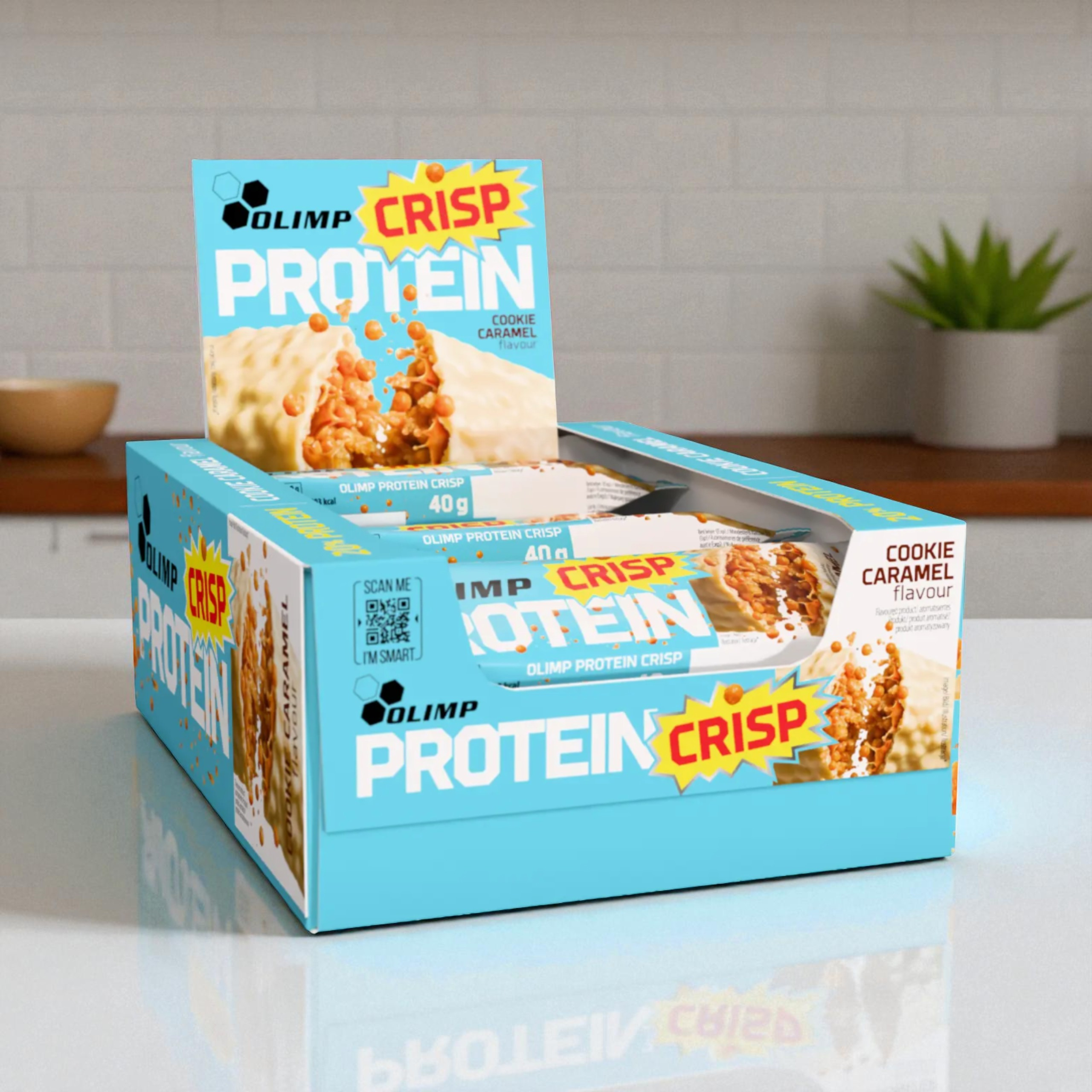 OLIMP - Protein Crisp Bar - 20x 40g - Cookie Caramel pol_pl_OLIMP-Protein-Crisp-Bar-20x-40g-Cookie-Caramel-43221_4