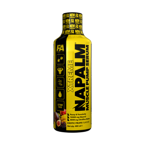 FITNESS AUTHORITY Napalm Muscle Pump Serum - 480ml - ExoticFruits - VÝPRODEJ - 31-03