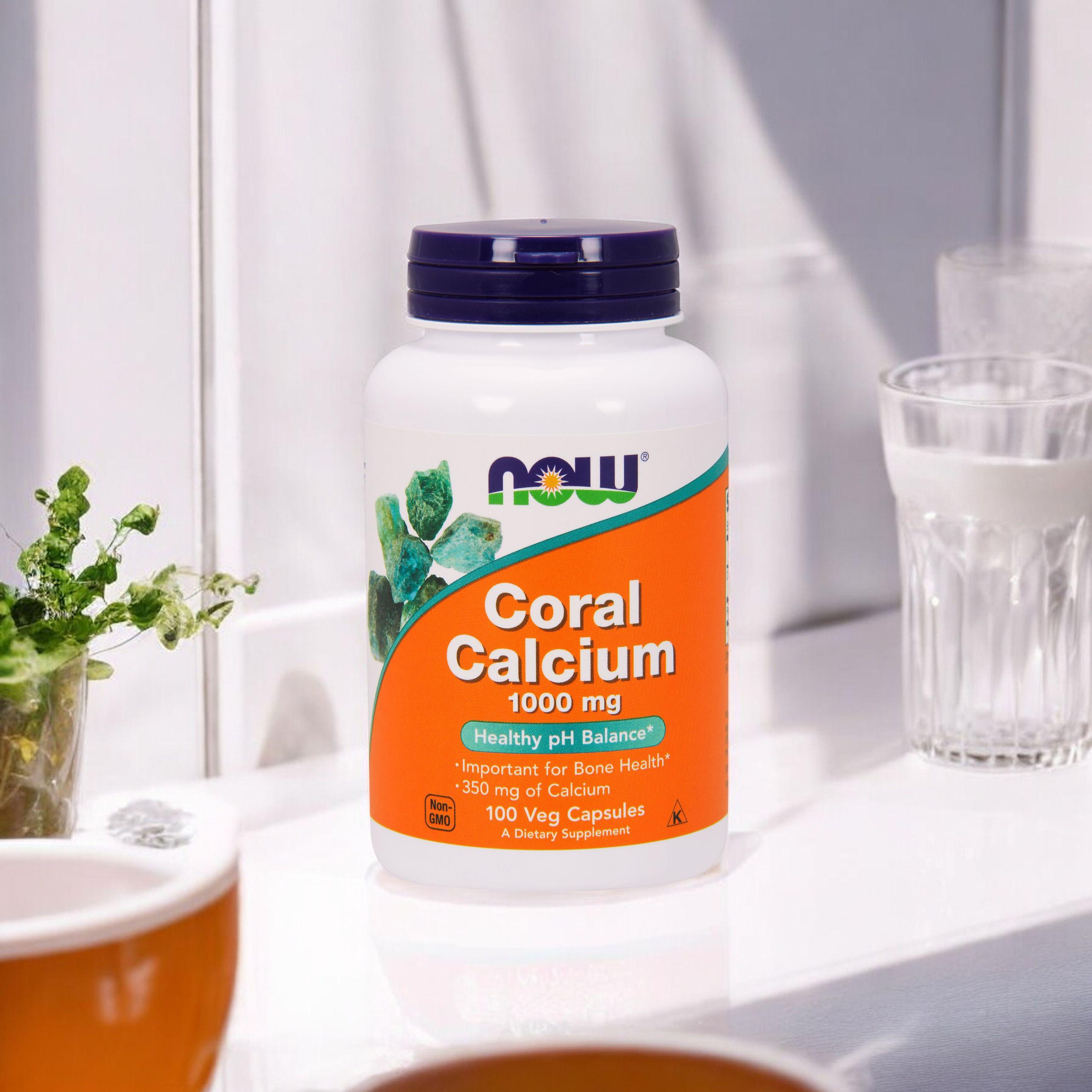 NOW Coral Calcium 1000mg - 100vegcaps