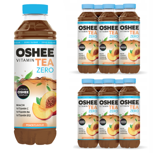 OSHEE Vitaminový čaj Zero 12x 555ml 
