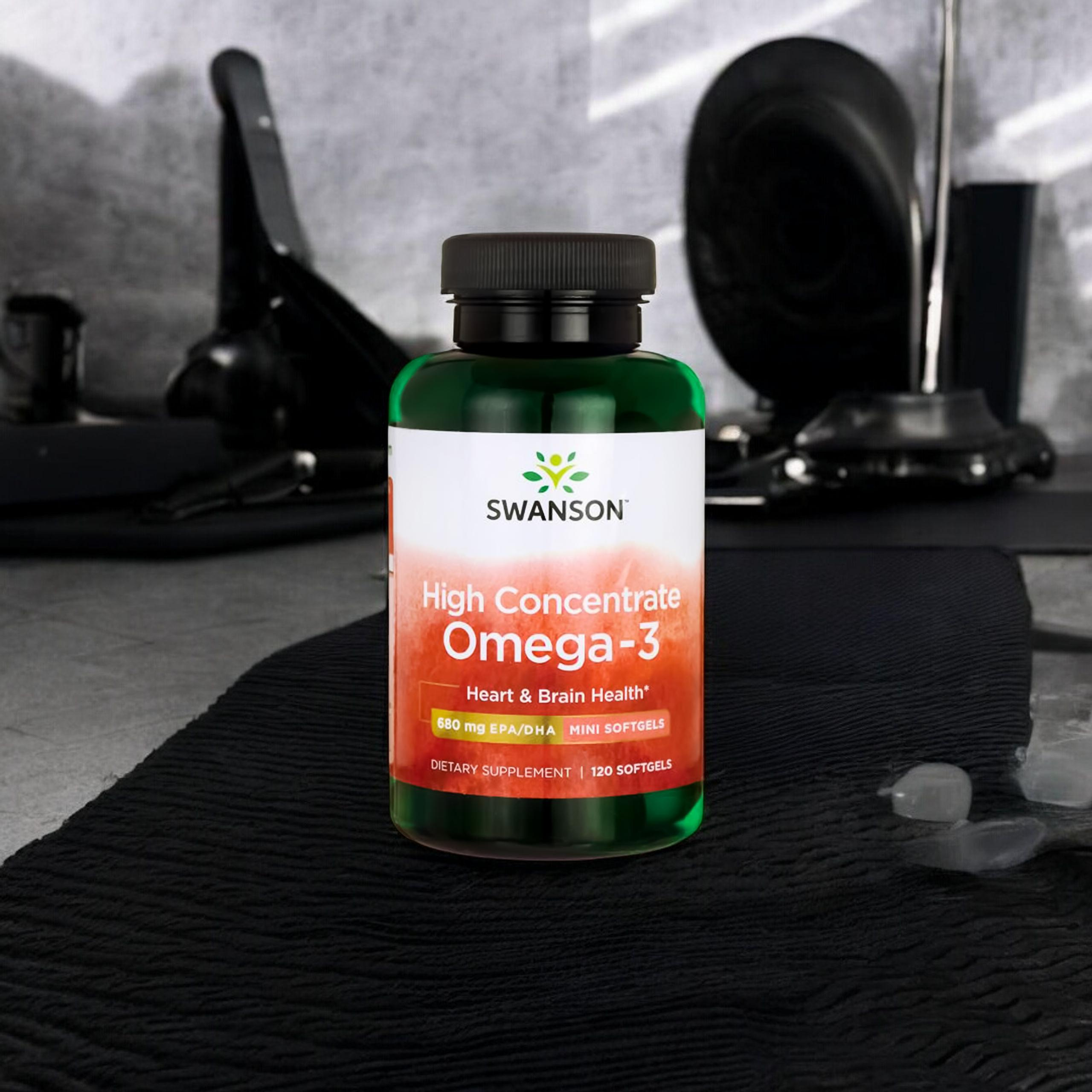 SWANSON Omega 3 High Concentrate - 120softgels