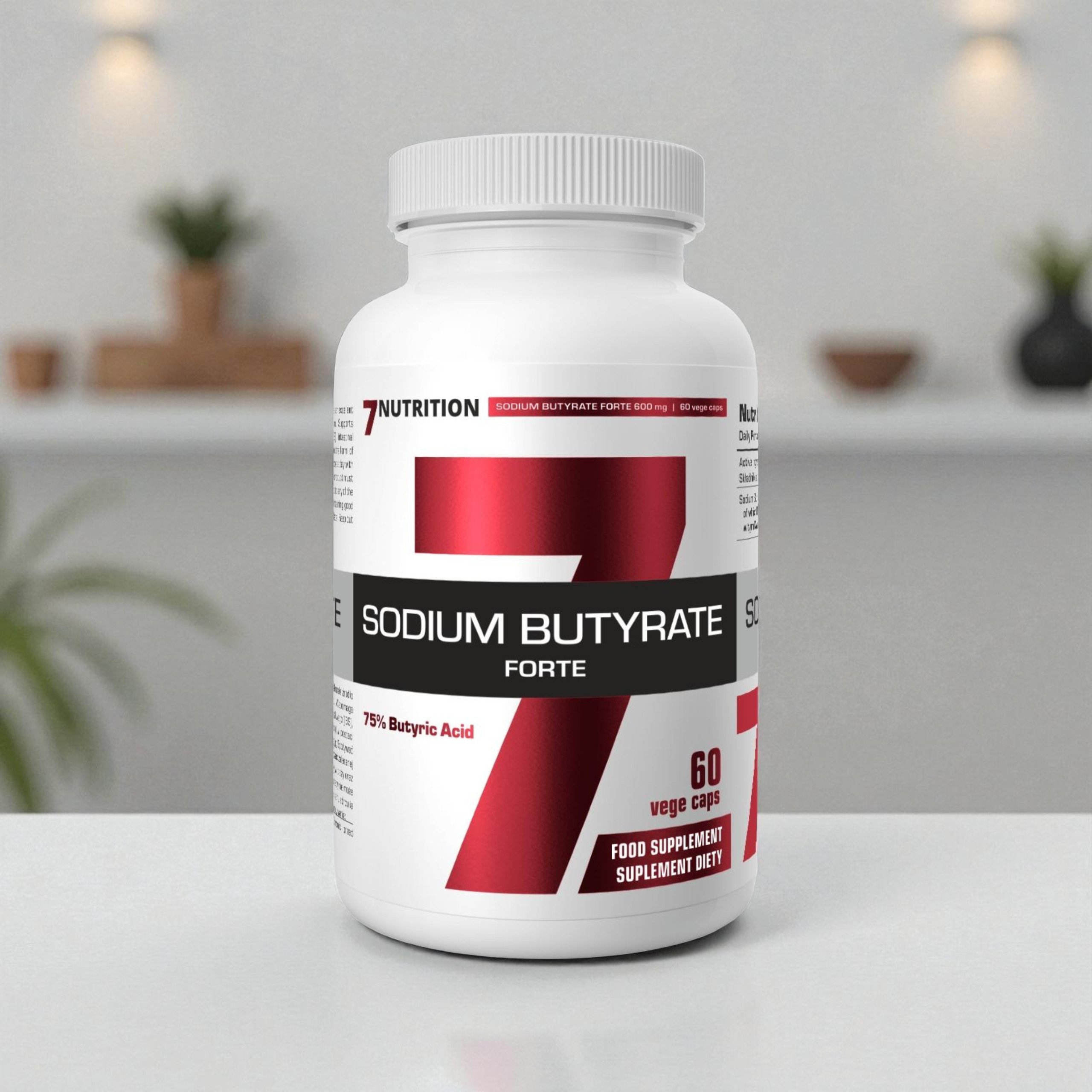 7 NUTRITION - Sodium Butyrate Forte - 43g - vege kapsle