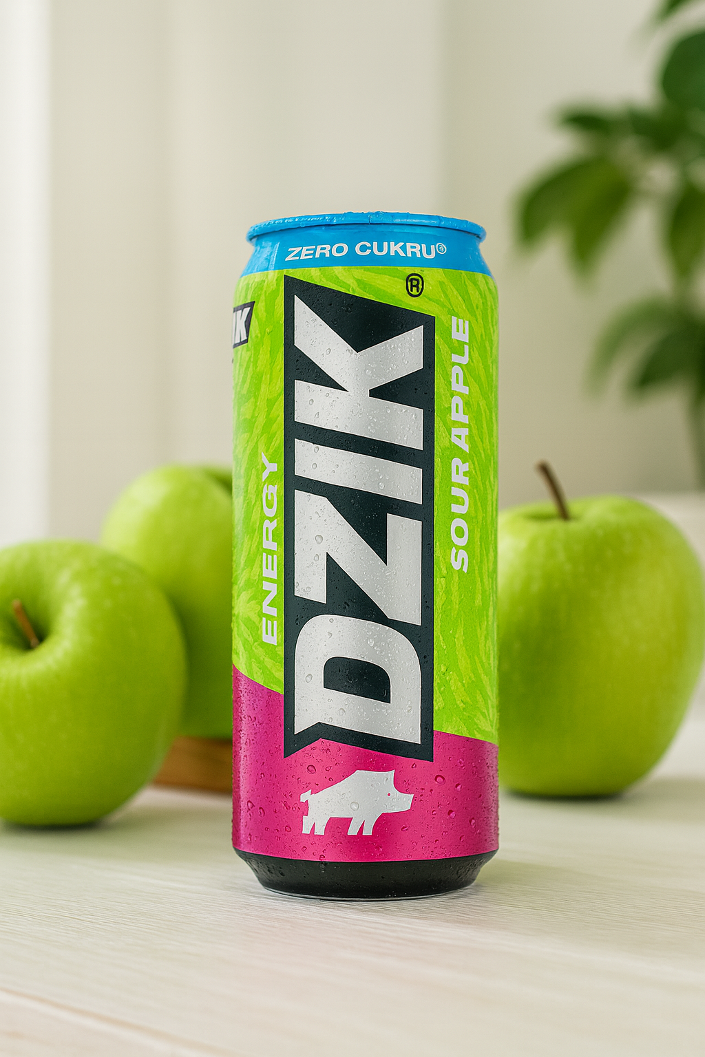 DZIK - Dzik Energy - 500ml - Kyselé Jablko