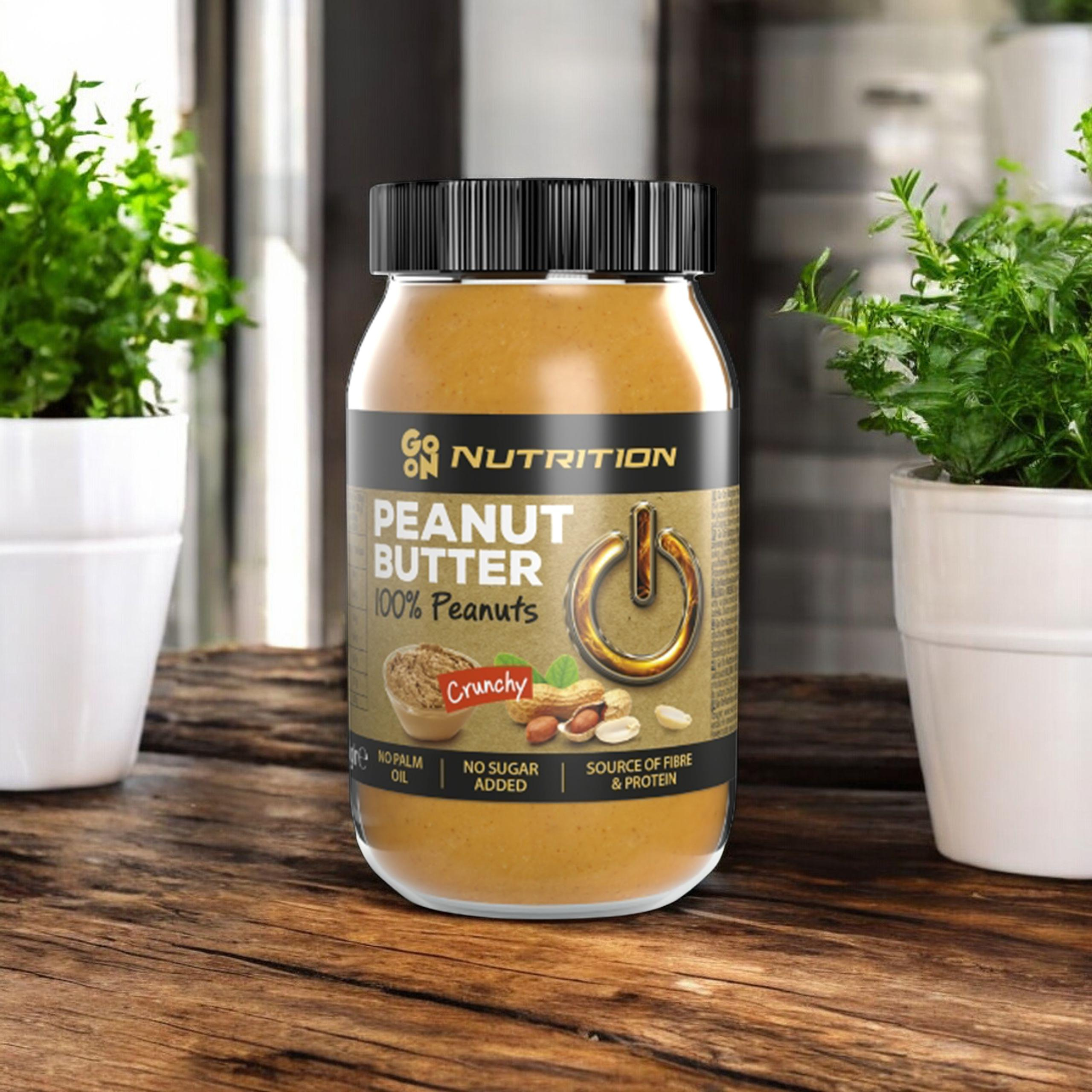 GO ON NUTRITION Peanut Cream 100% Peanuts - 900g - Arašídový krém