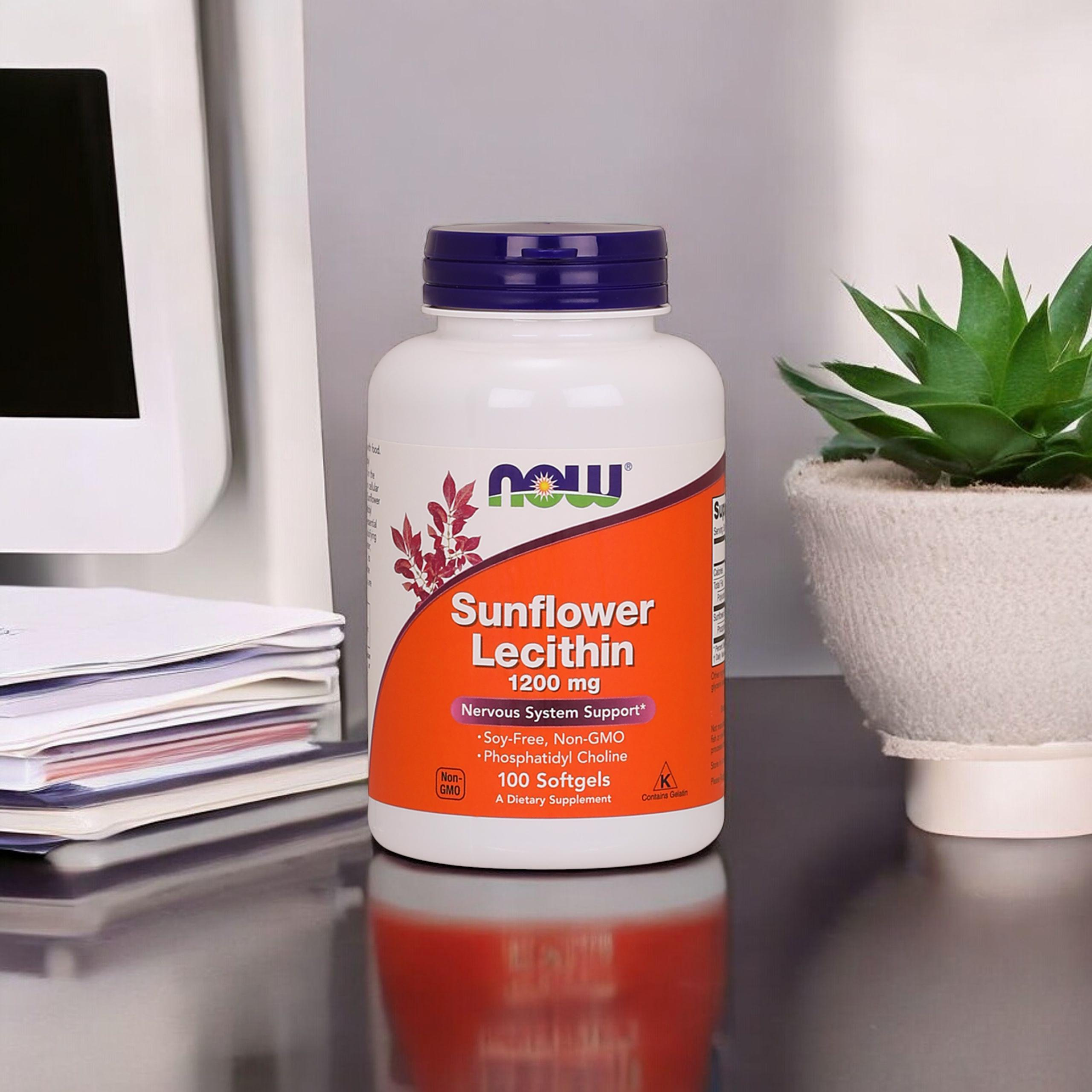 NOW Sunflower Lecithin 1200mg - 100softgels