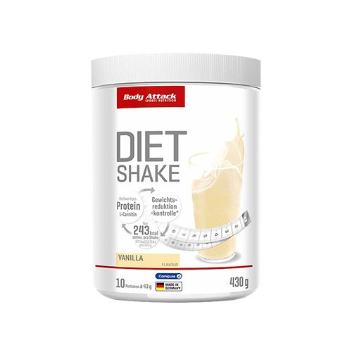 BODY ATTACK - Diet Shake - 430g - VÝPRODEJ - 28-02