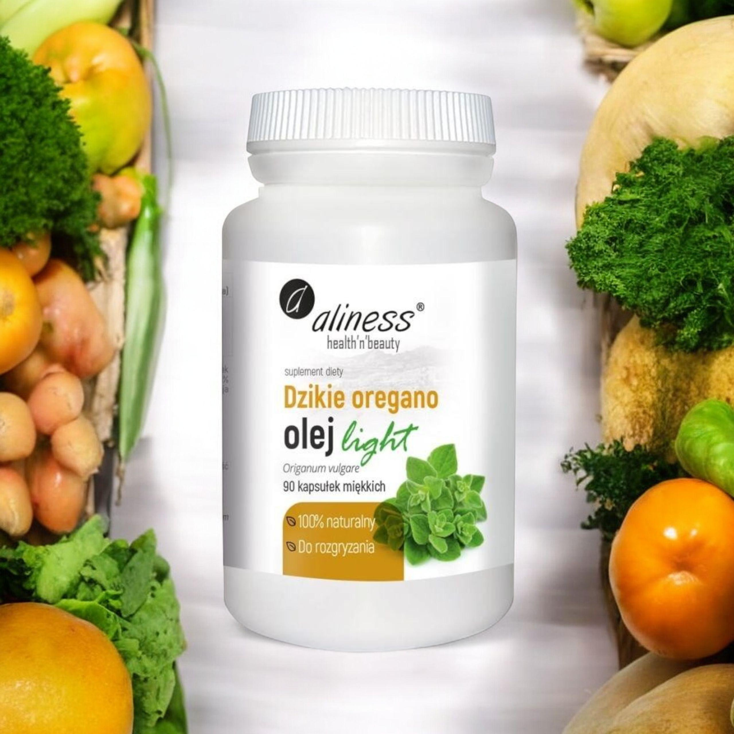 ALINESS - Olej z divokého oregana Light 100% přírodní - 90 kapslí