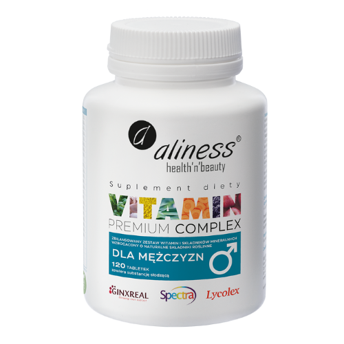 ALINESS - Vitaminový Komplex Pro Muže - 120 tablet
