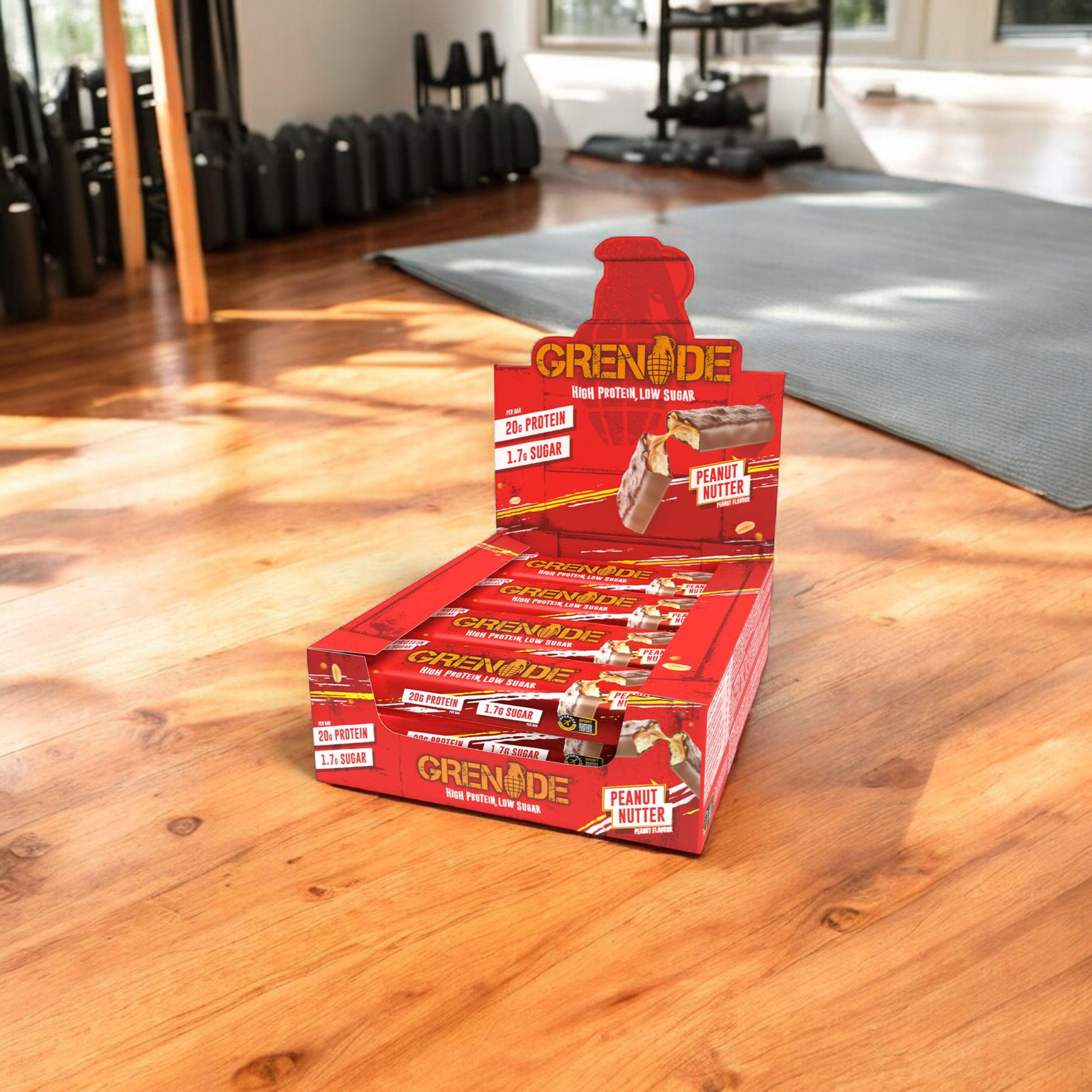 GRENADE - Proteinová tyčinka - 60g x12