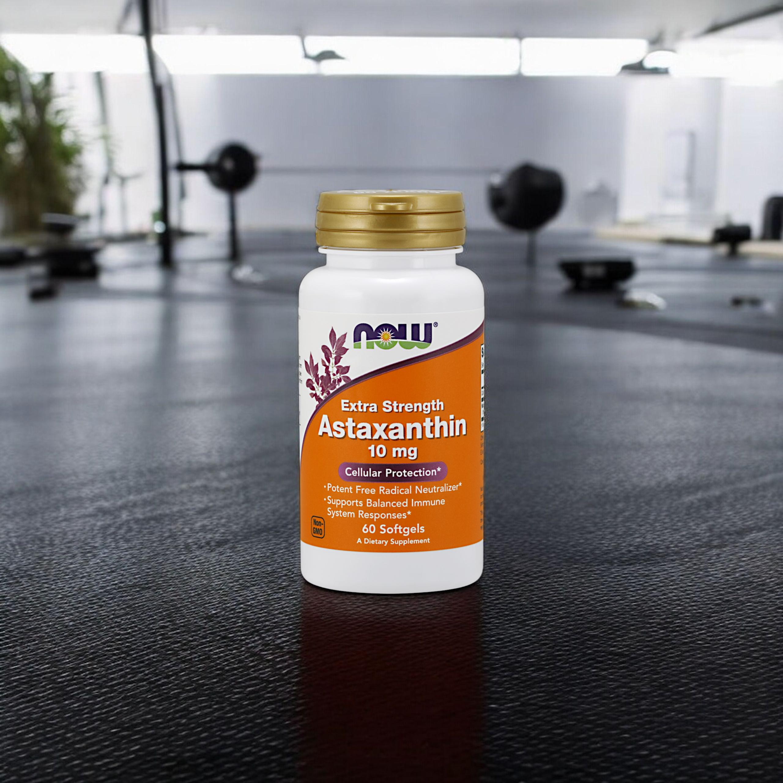 NOW Astaxanthin 10mg - 60softgels (Extra Strength)