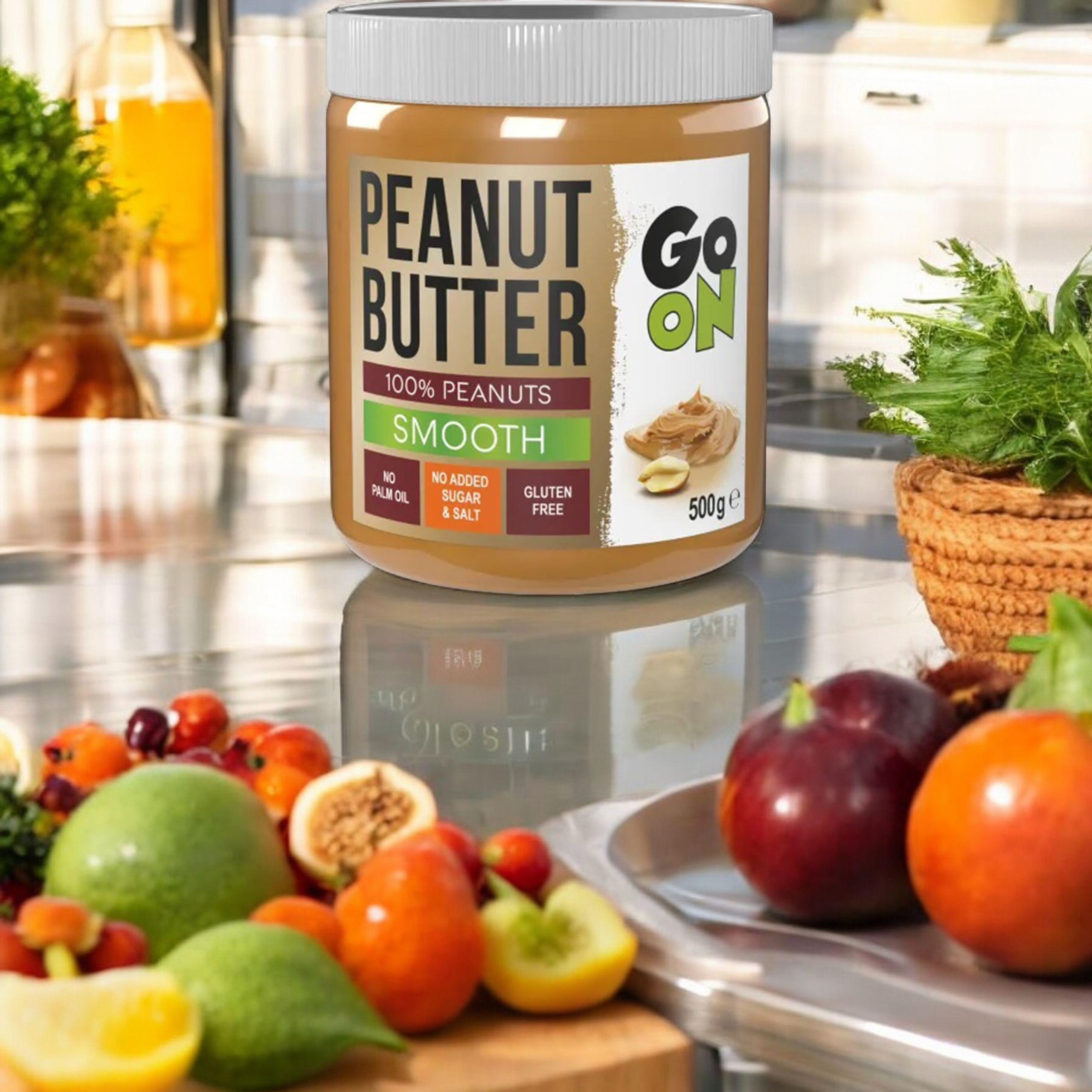 GO ON NUTRITION Peanut Cream - 100% Arašídových Ořechů - 500g