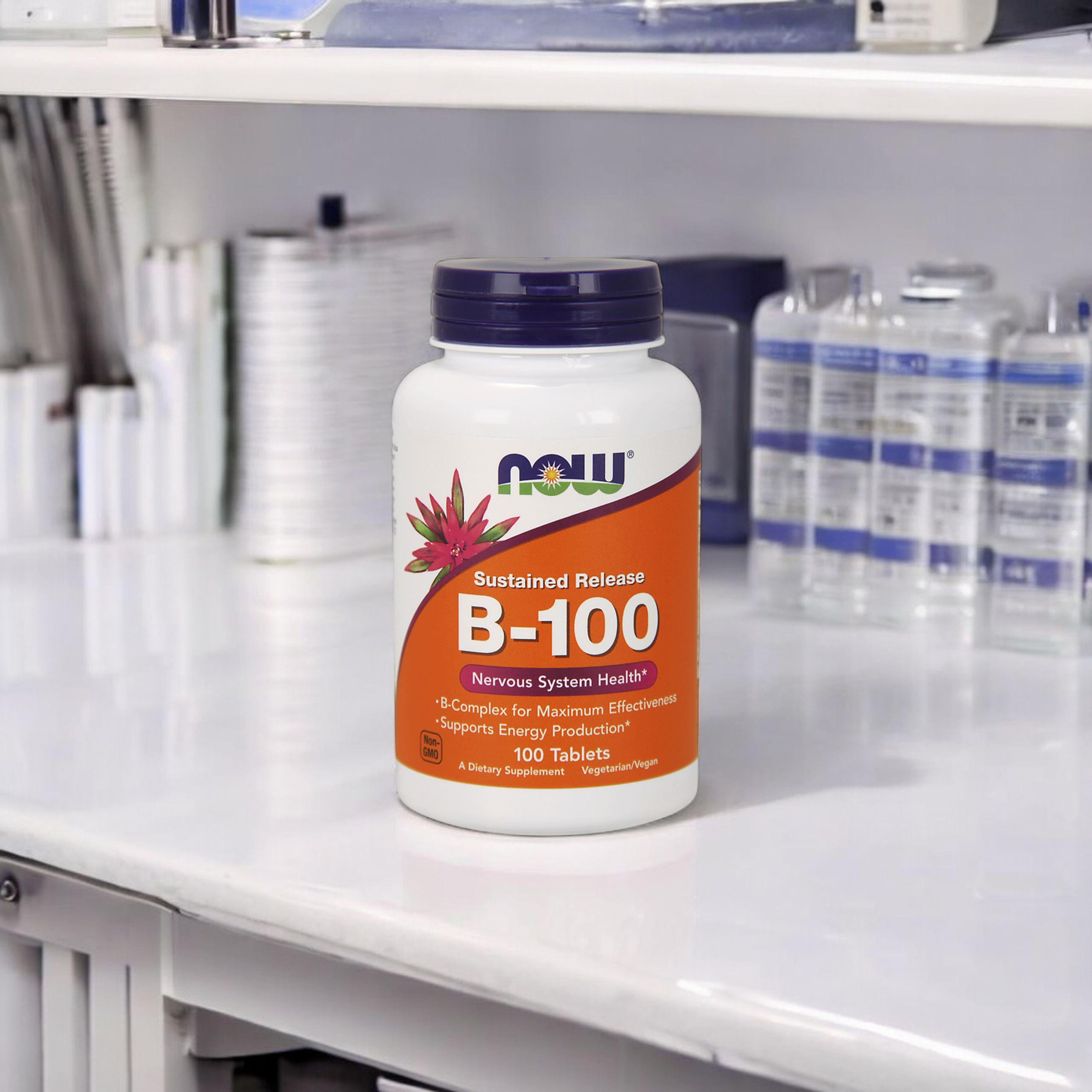 NOW Vitamin B-100 - 100tabs.
