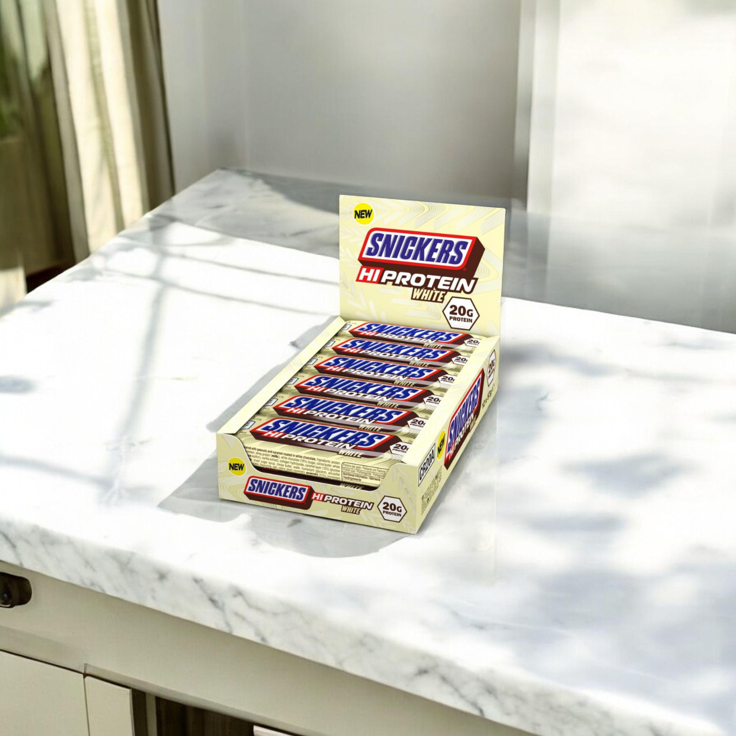 Mars - Tyčinka SnickersHIProtei s Nízkým Obsahem Cukru - 57g - Bílá pol_pl_Mars-Baton-Snickers-HI-Protein-Low-Sugar-Bar-12x-57g-White-43056_3