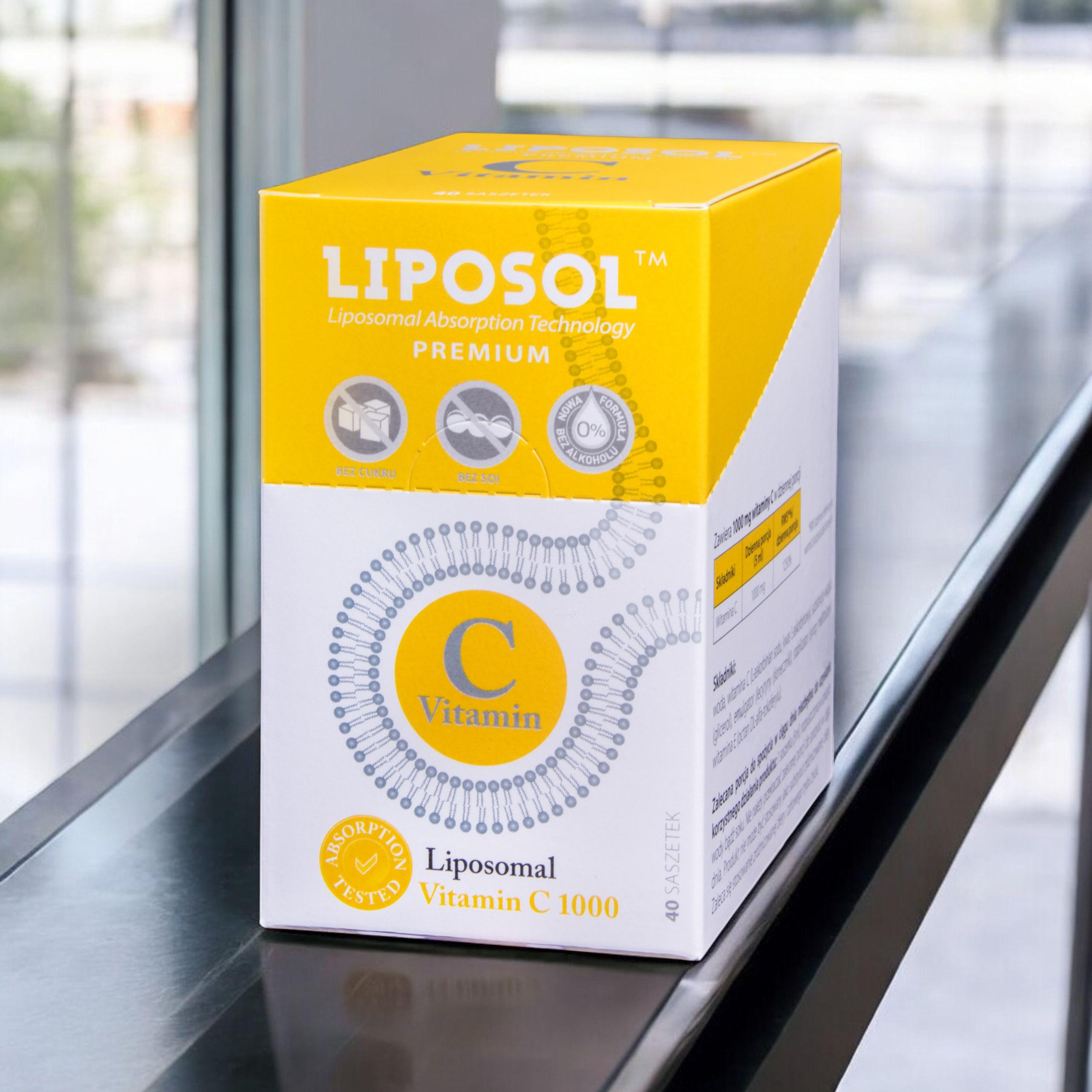 ALINESS Liposol Liposomal Vitamin C 1000 - 40 sáčků