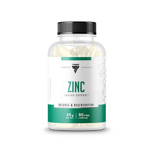 TREC Vitality Zinc - 90caps.- Glukonian zinku