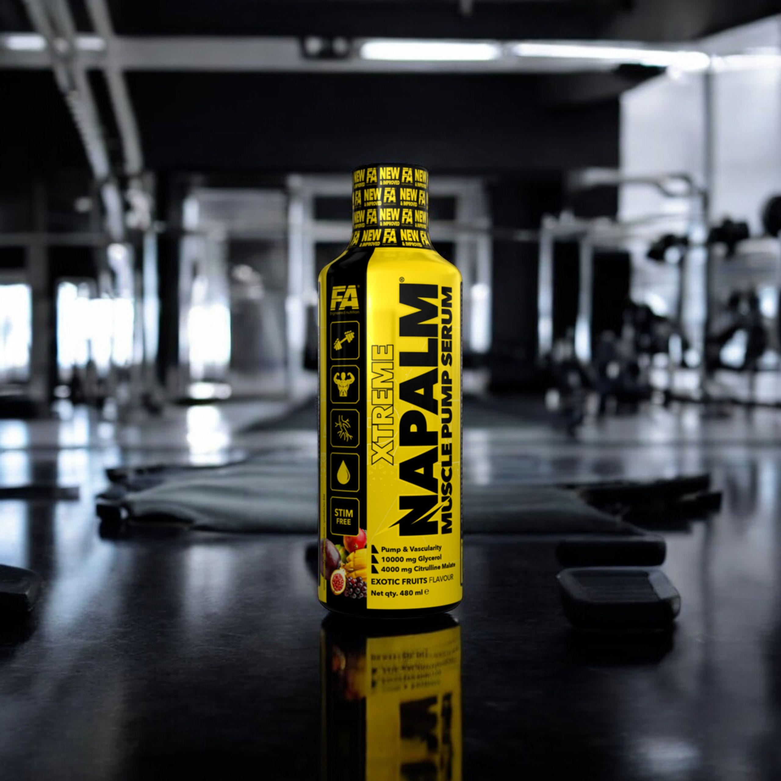 FITNESS AUTHORITY Napalm Muscle Pump Serum - 480ml - ExoticFruits - VÝPRODEJ - 31-03