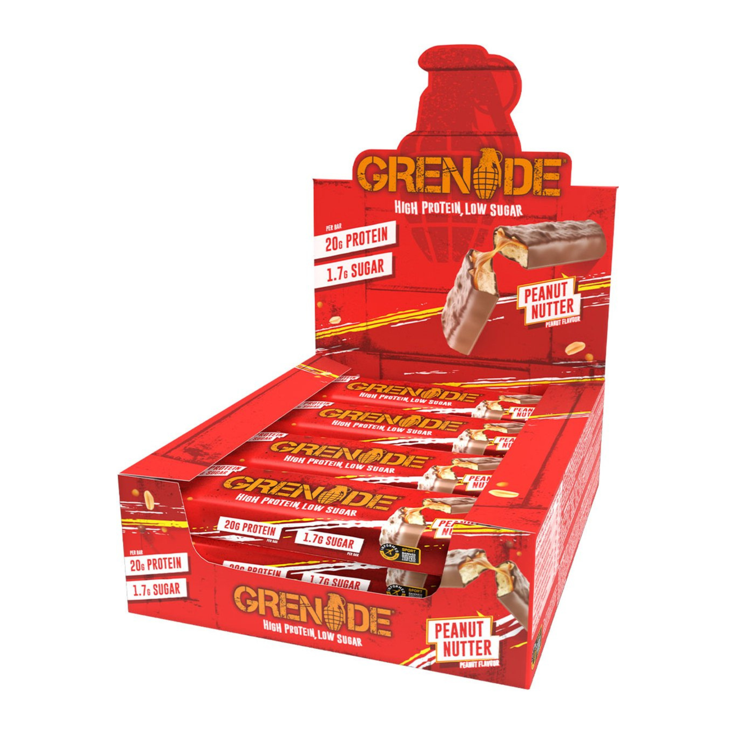 GRENADE - Proteinová tyčinka - 60g x12 