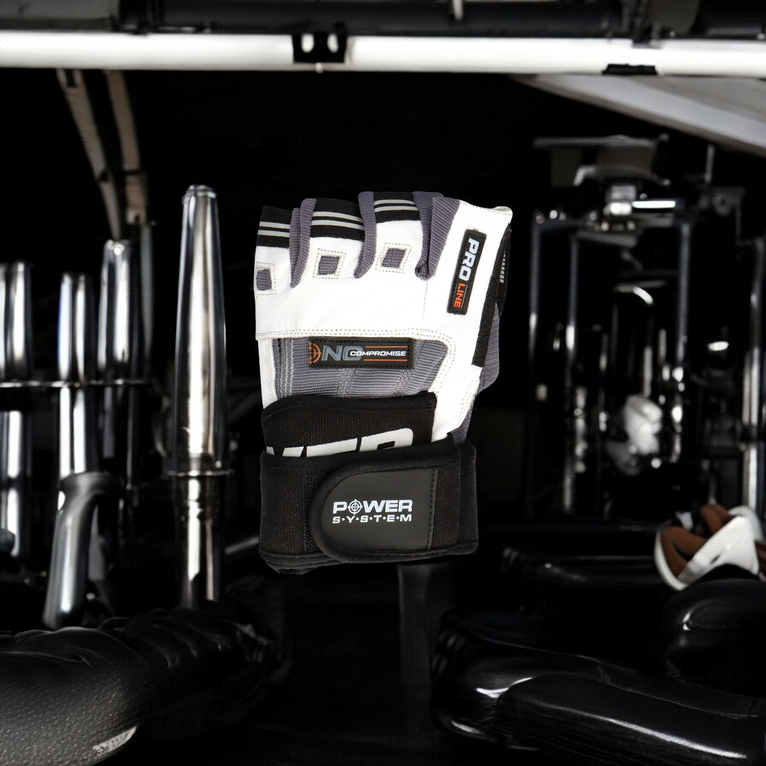 POWER SYSTEM Rukavice - No Compromise - White/Gray