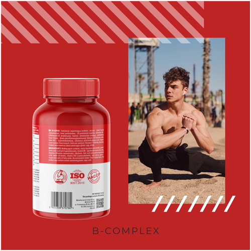MP NUTRITION Vitamin B-Complex - 90tabs - Komplex Vitamín B