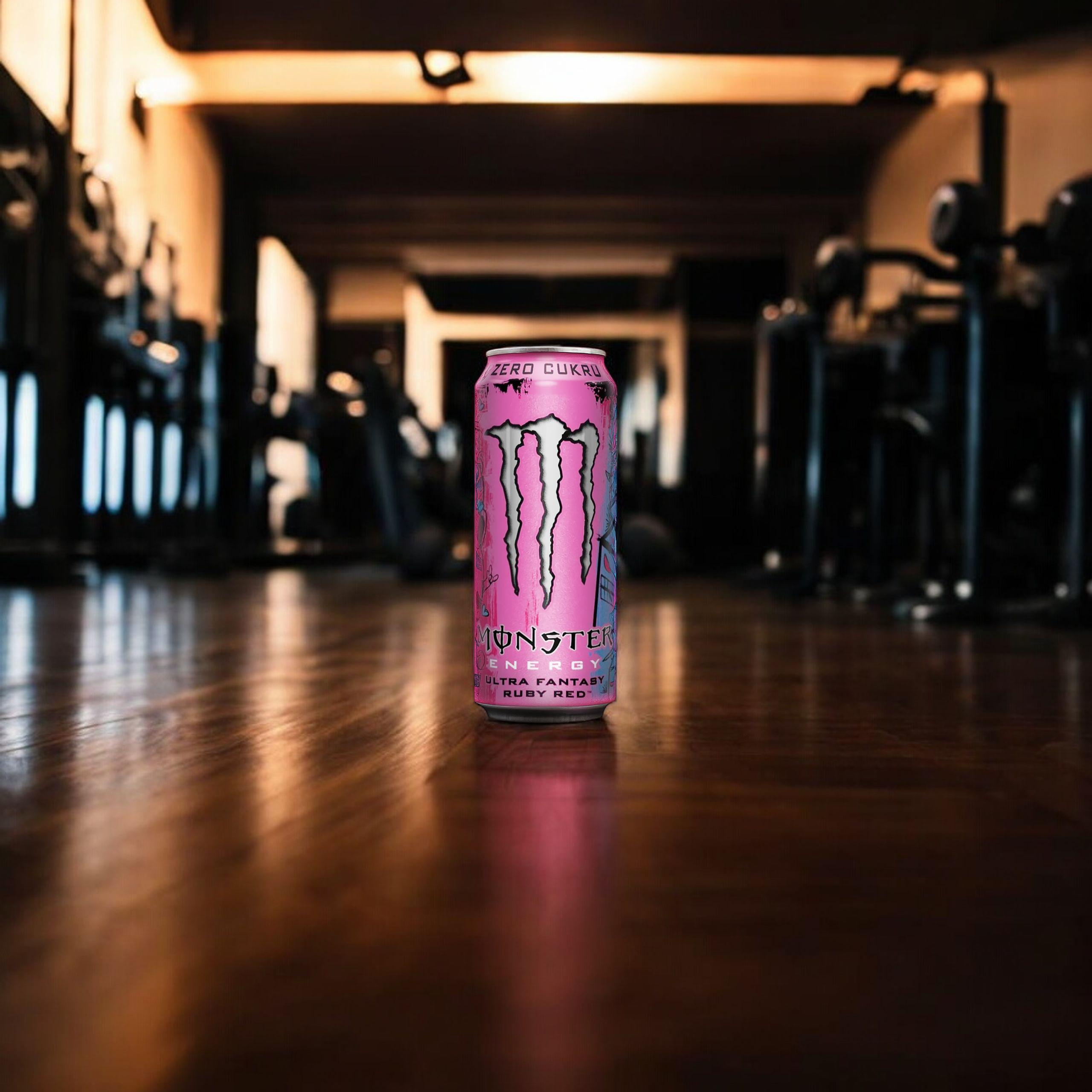 MONSTER - Monster Energy Ultra Fantasy - 500ml - Rubínově červená