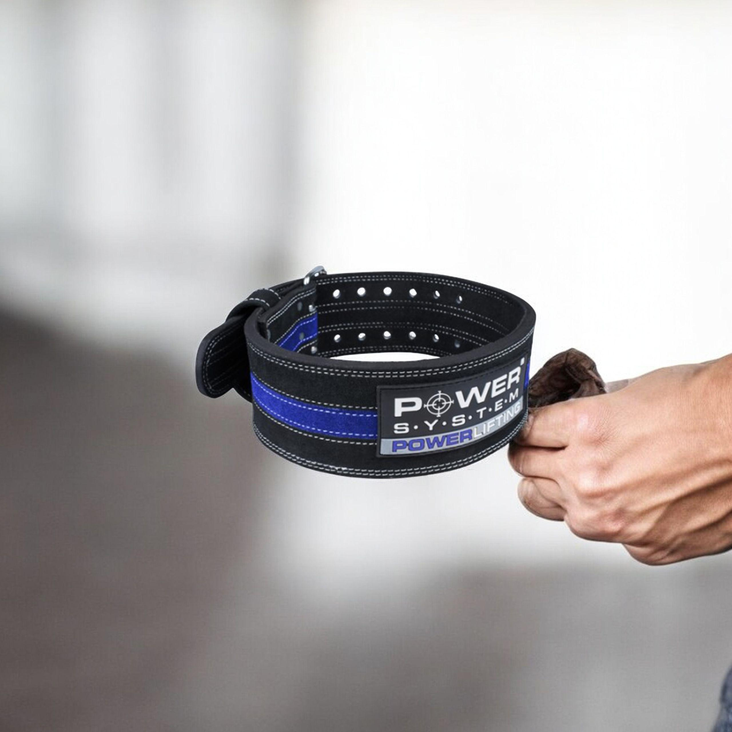POWER SYSTEM Pásek Kožený - Powerlifting