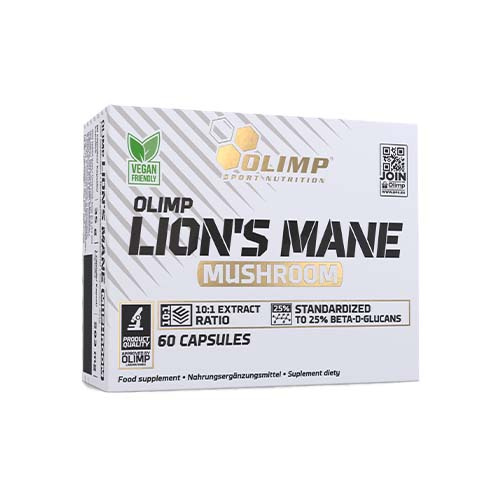 OLIMP Lion's Mane Mushroom - 60caps. - Korálovec ježatý