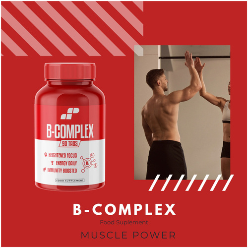 MP NUTRITION Vitamin B-Complex - 90tabs - Komplex Vitamín B