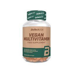 BioTech USA Vegan Multivitamin - 60tabs. - Multivitamín pro vegany