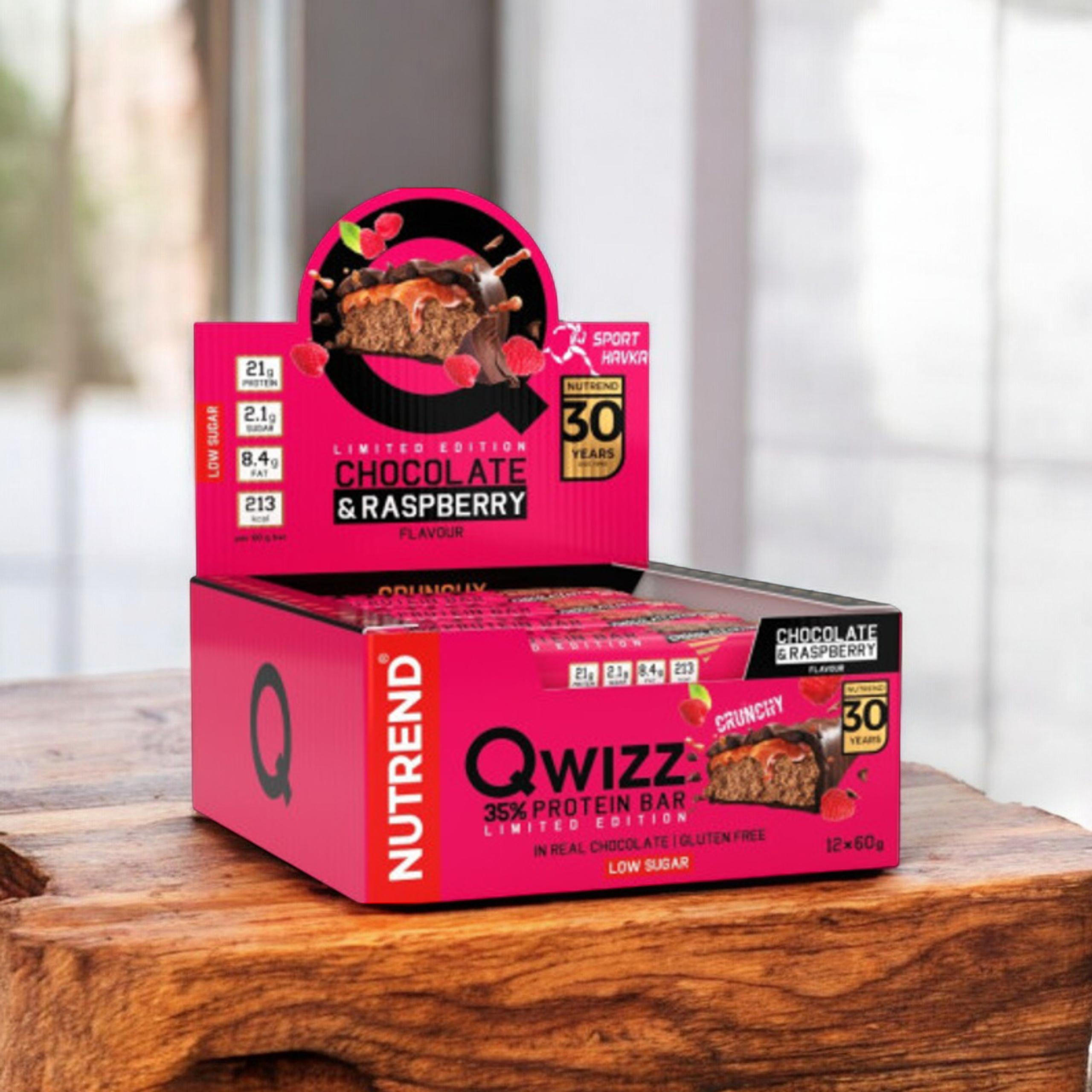 NUTREND - Tyčinka QWIZZ Protein Bar - 24x 60g