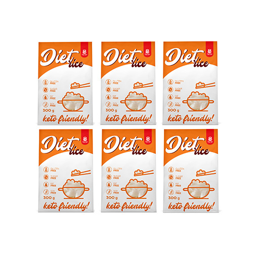 Cheat Meal Nutrition Diet Rice - 6x 400g (6x 300g netto) - Těstoviny Konjak