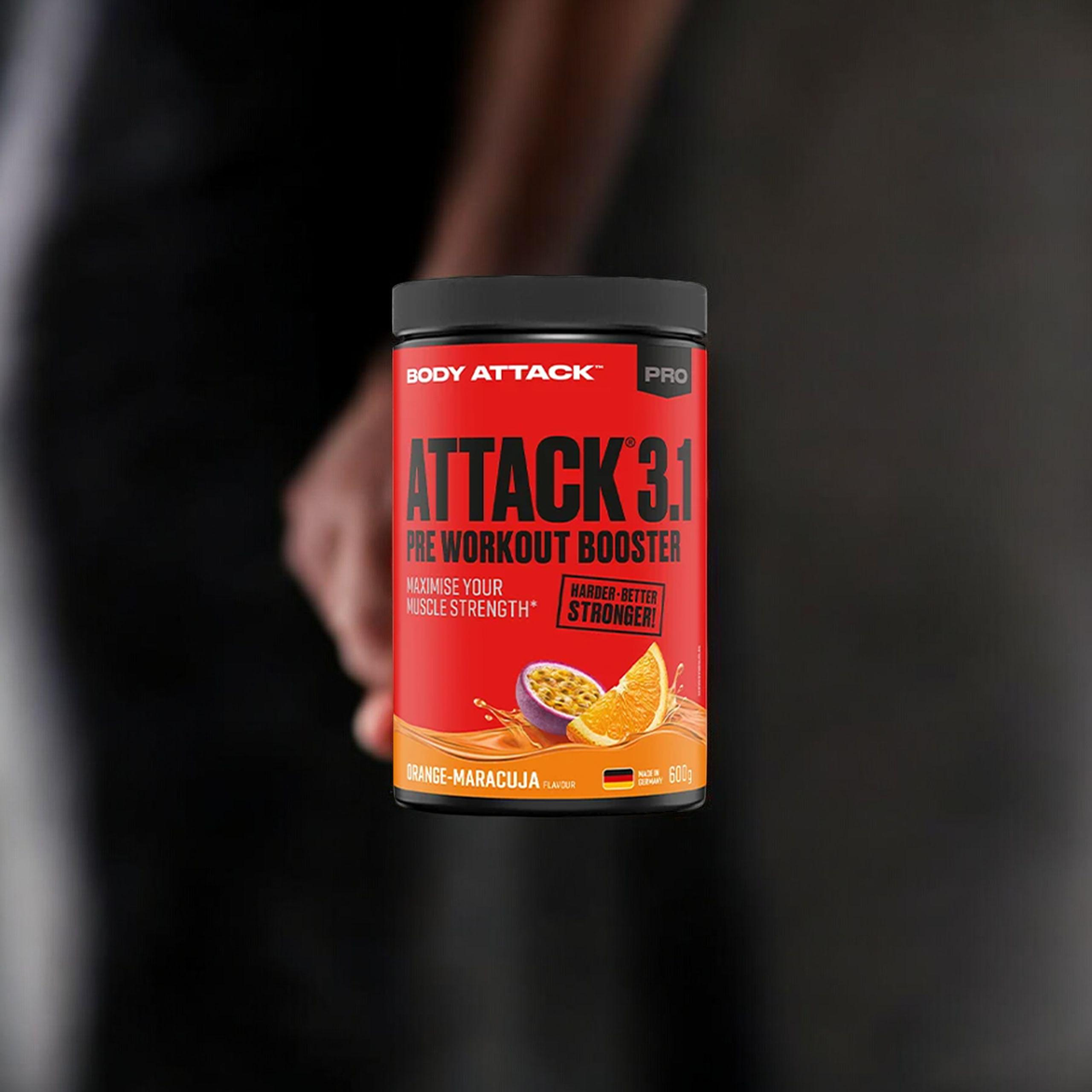 BODY ATTACK Attack 3.1 Pre Workout Booster - 600g