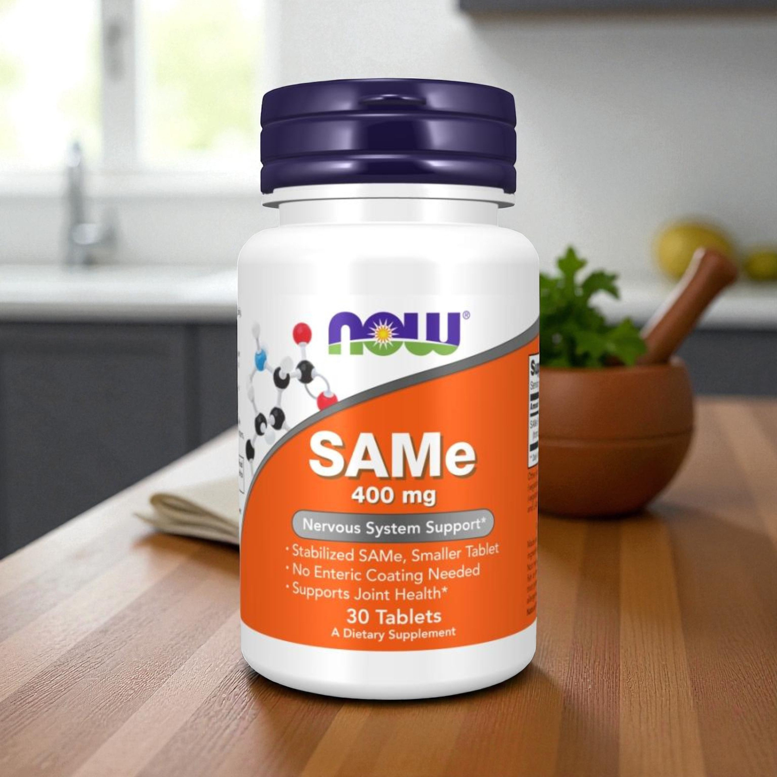 NOW - SAMe S-Adenosyl L-Methionin - 400 mg - 30 tablet