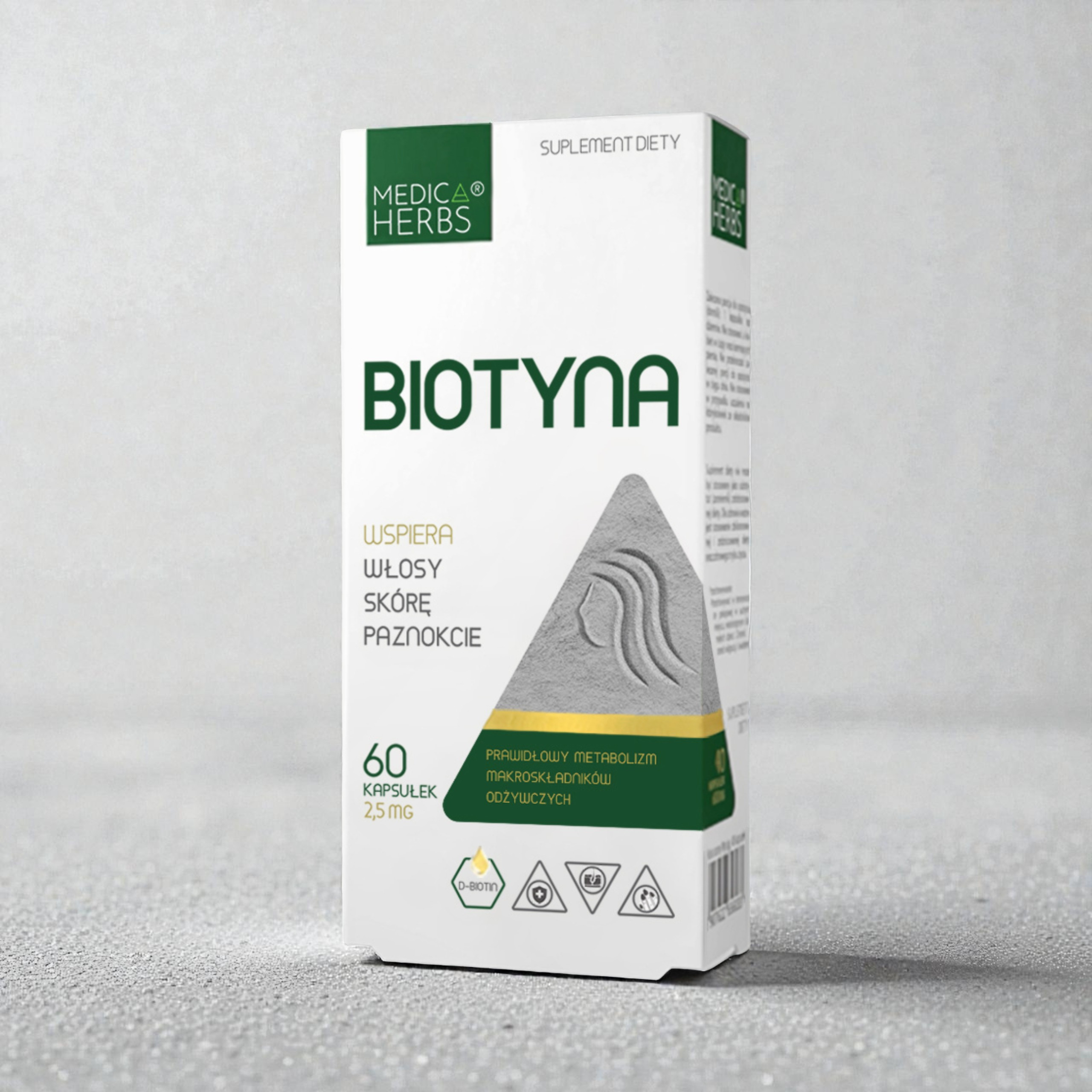 MEDICA HERBS - Biotin 2,5mg - 60tobolek