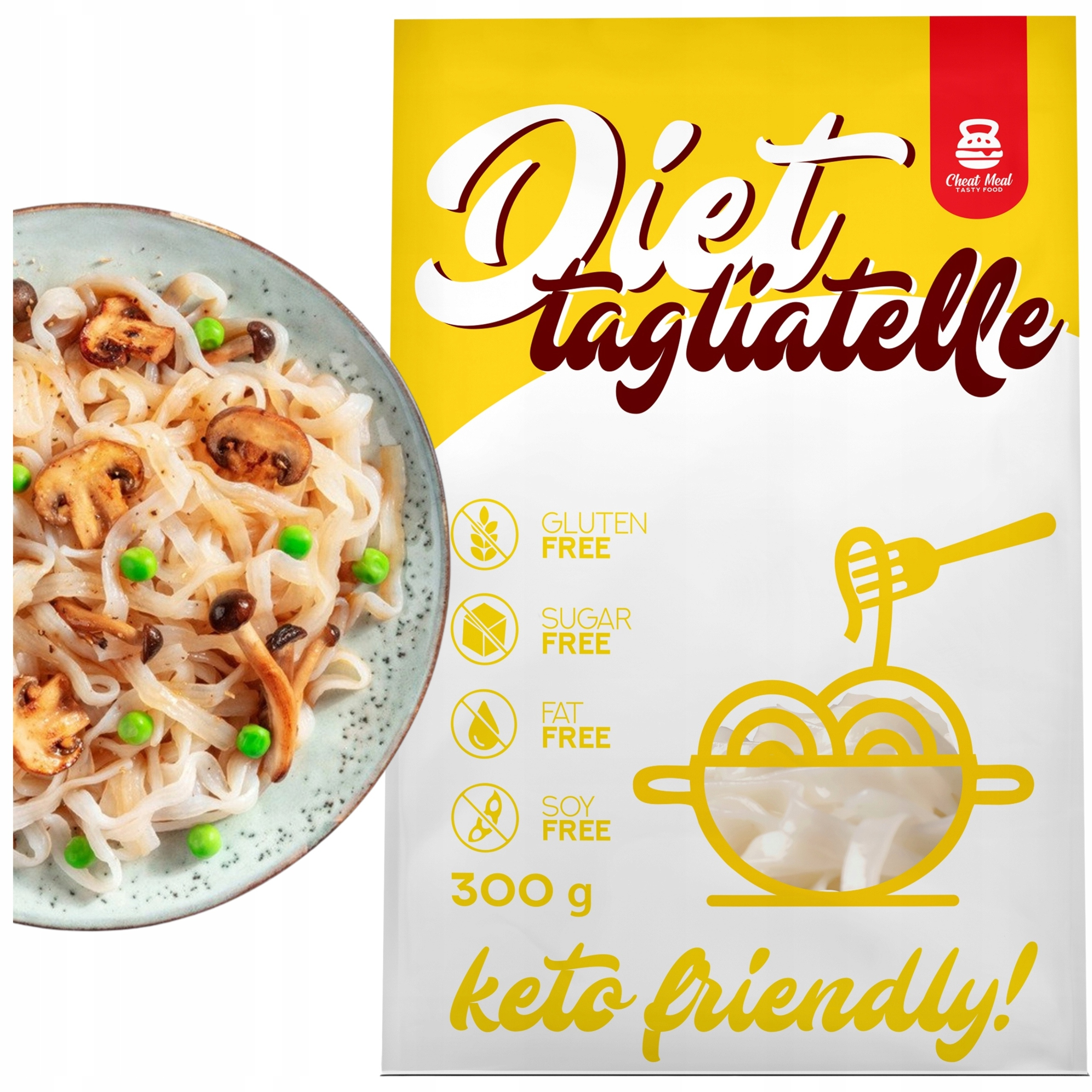 Cheat Meal Nutrition Diet Tagliatelle - 400g (300g netto) - VÝPRODEJ - 26-12