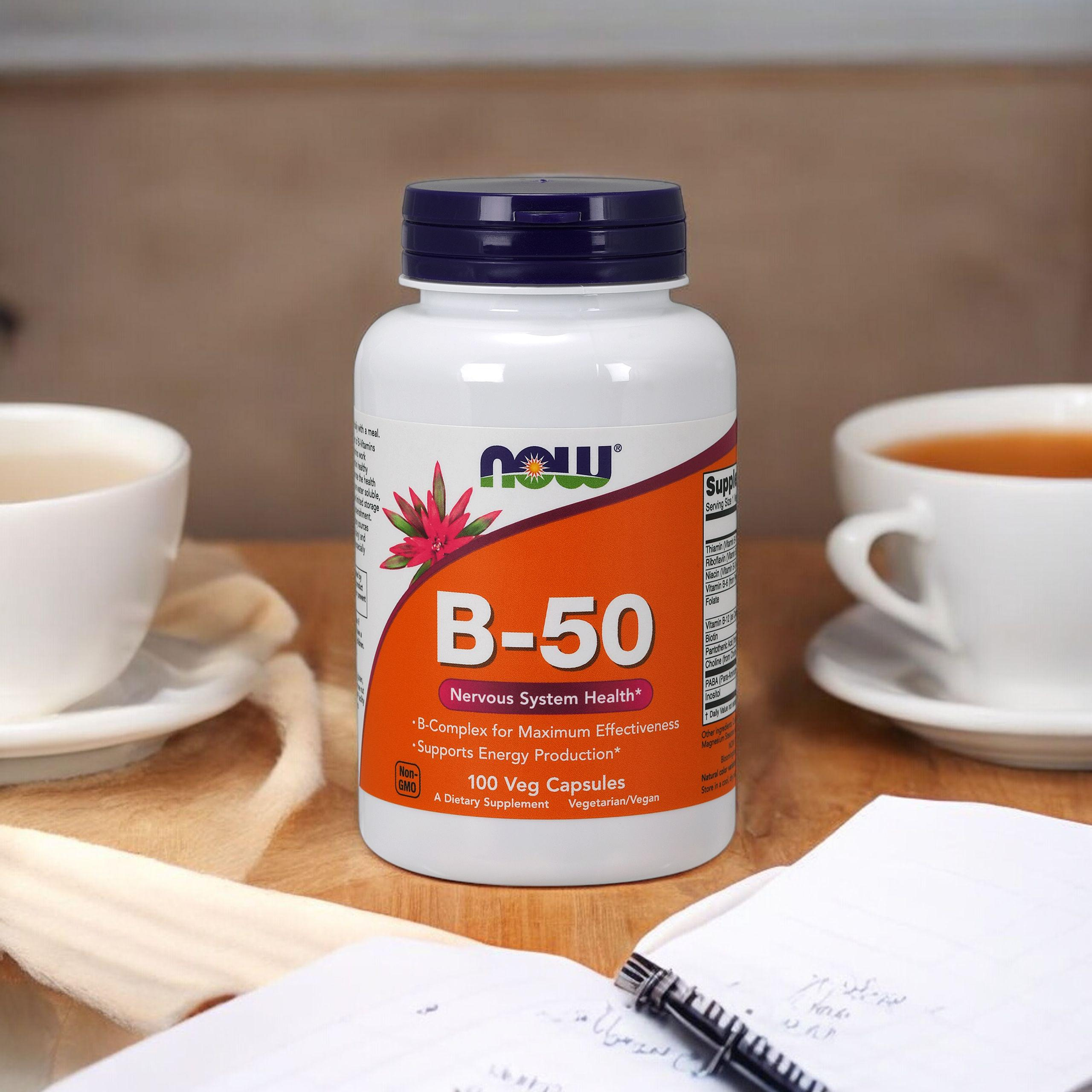 NOW Vitamin B-50 - 100vcaps