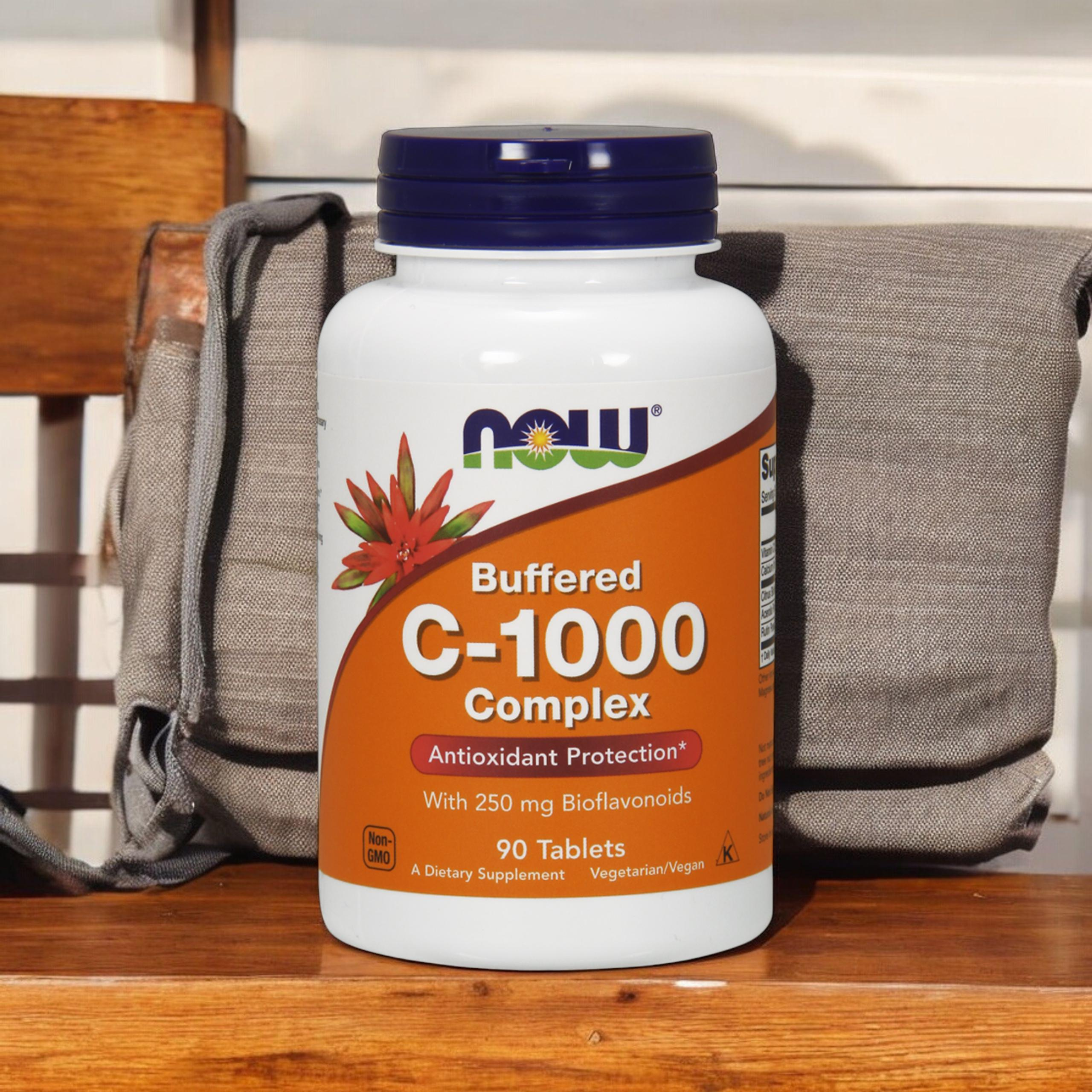 NOW Vitamin C-1000 Complex Buffered - 90tab